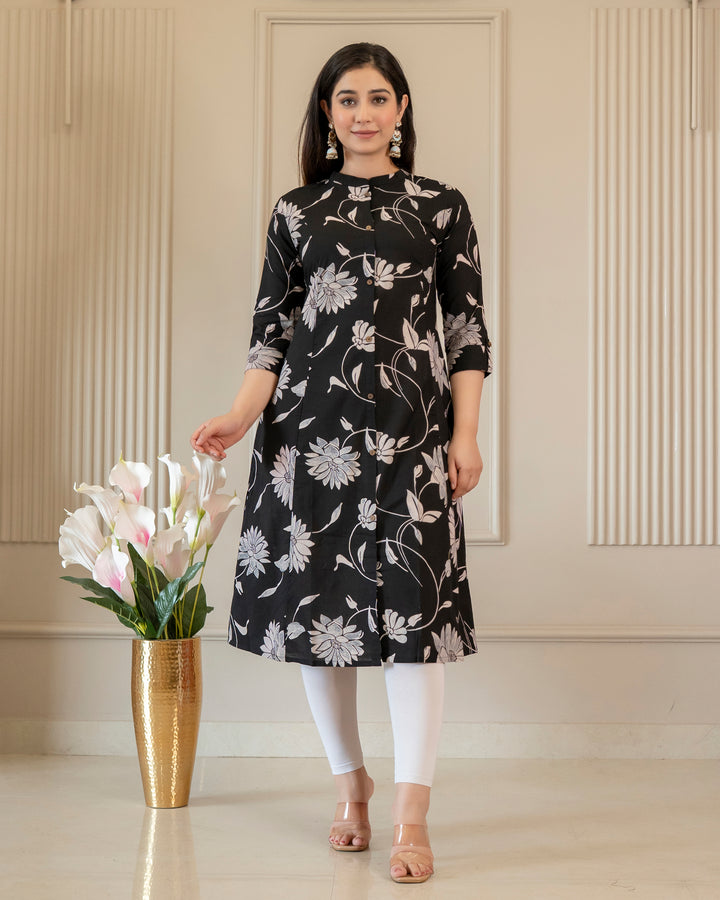 Shyamali Pure Cotton A-Line Kurti