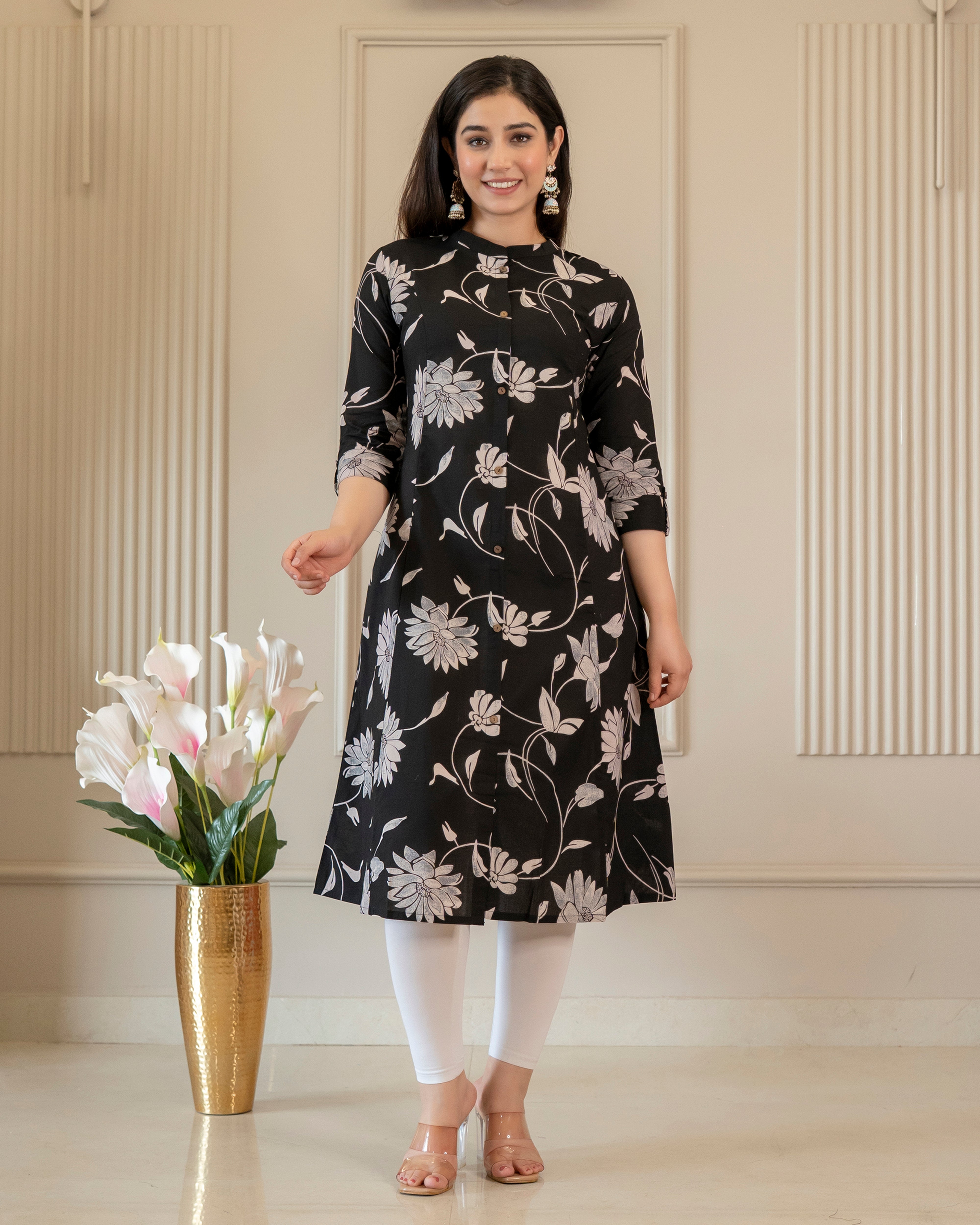 Shyamali Pure Cotton A-Line Kurti