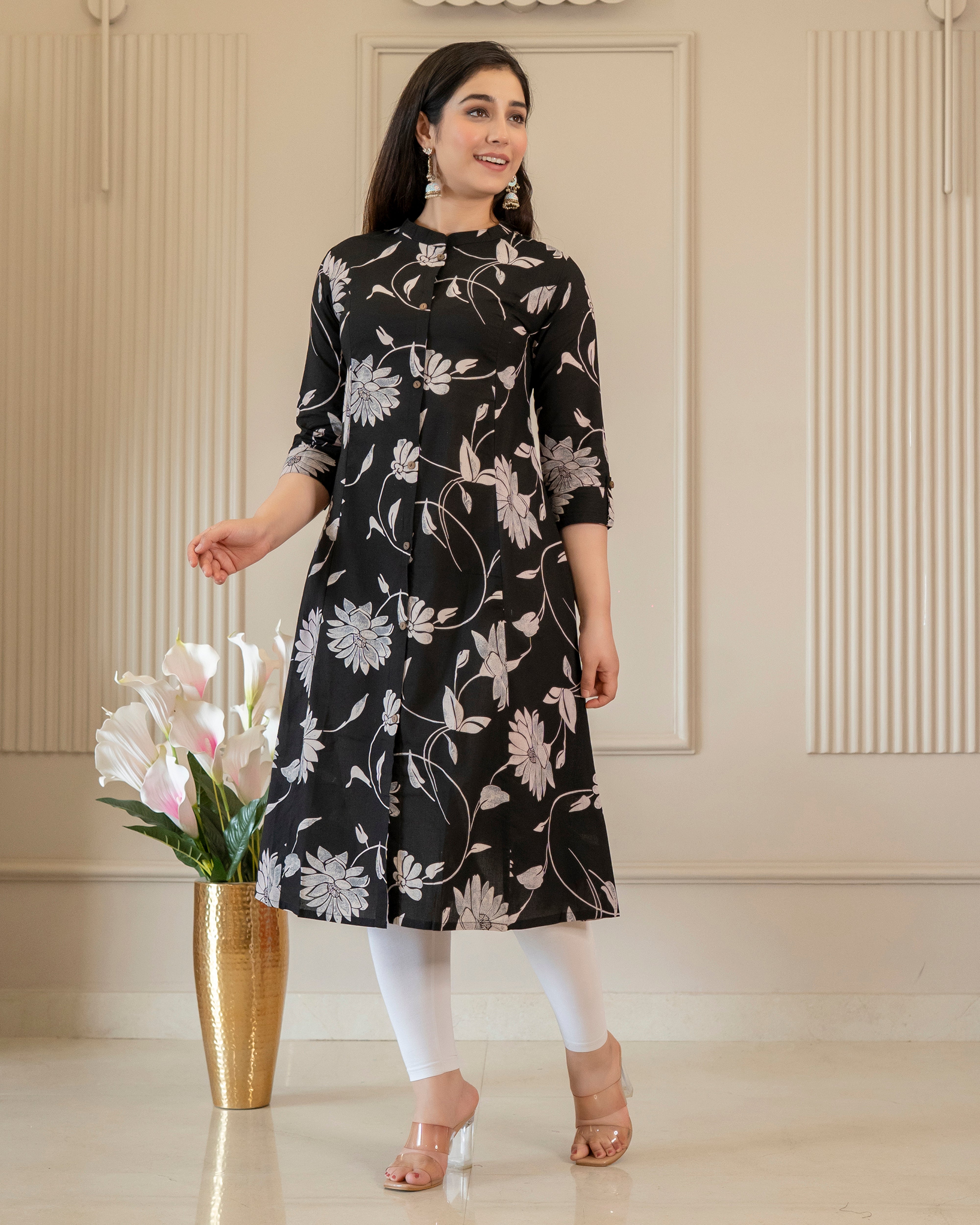 Shyamali Pure Cotton A-Line Kurti