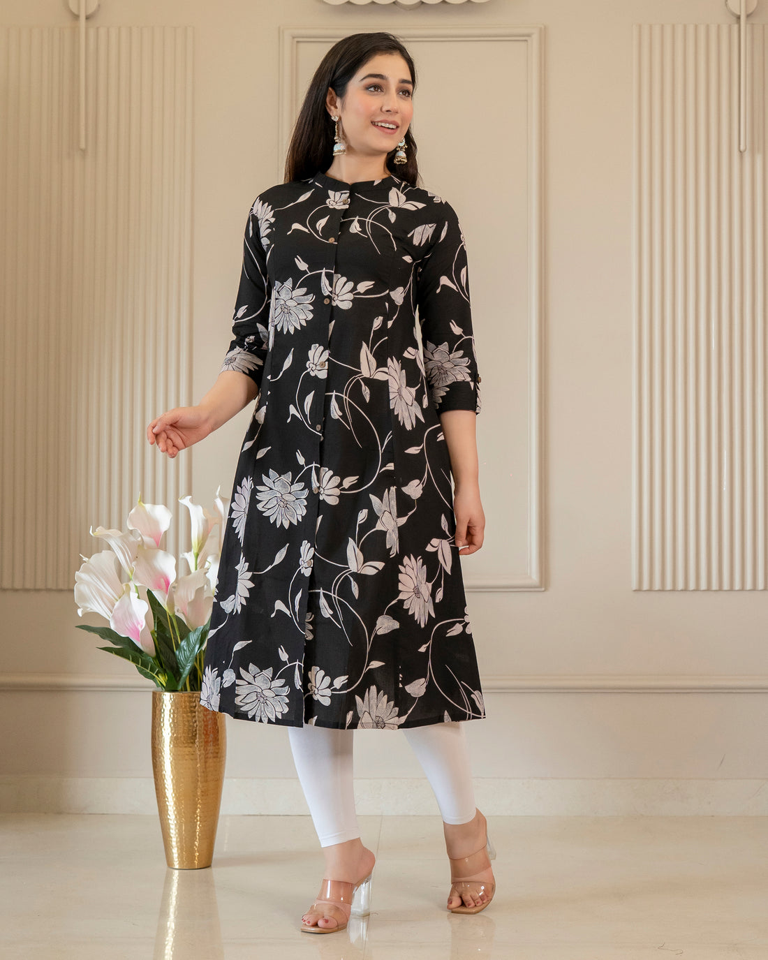Shyamali Pure Cotton A-Line Kurti