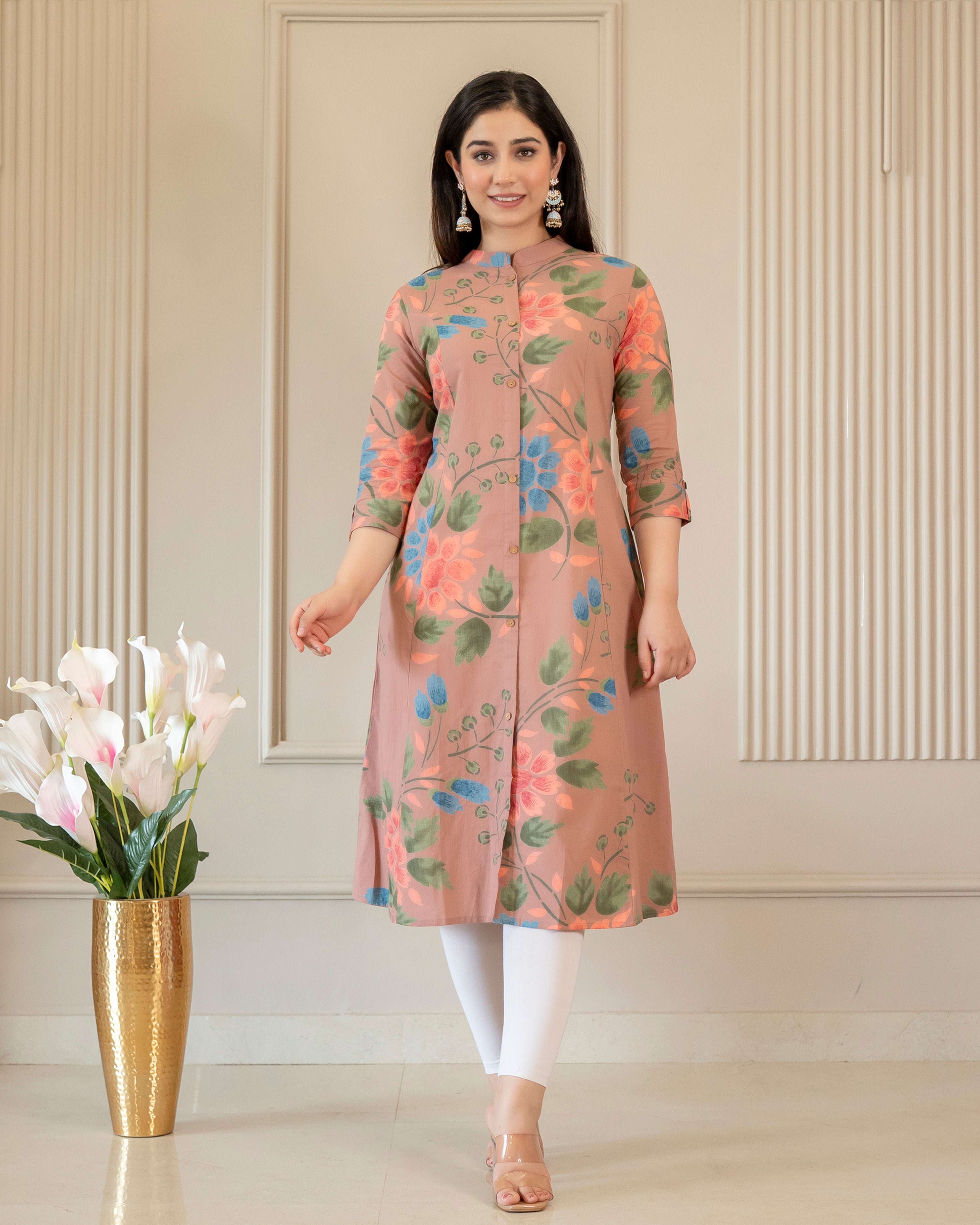 Mridula Pure Cotton A-Line Kurti