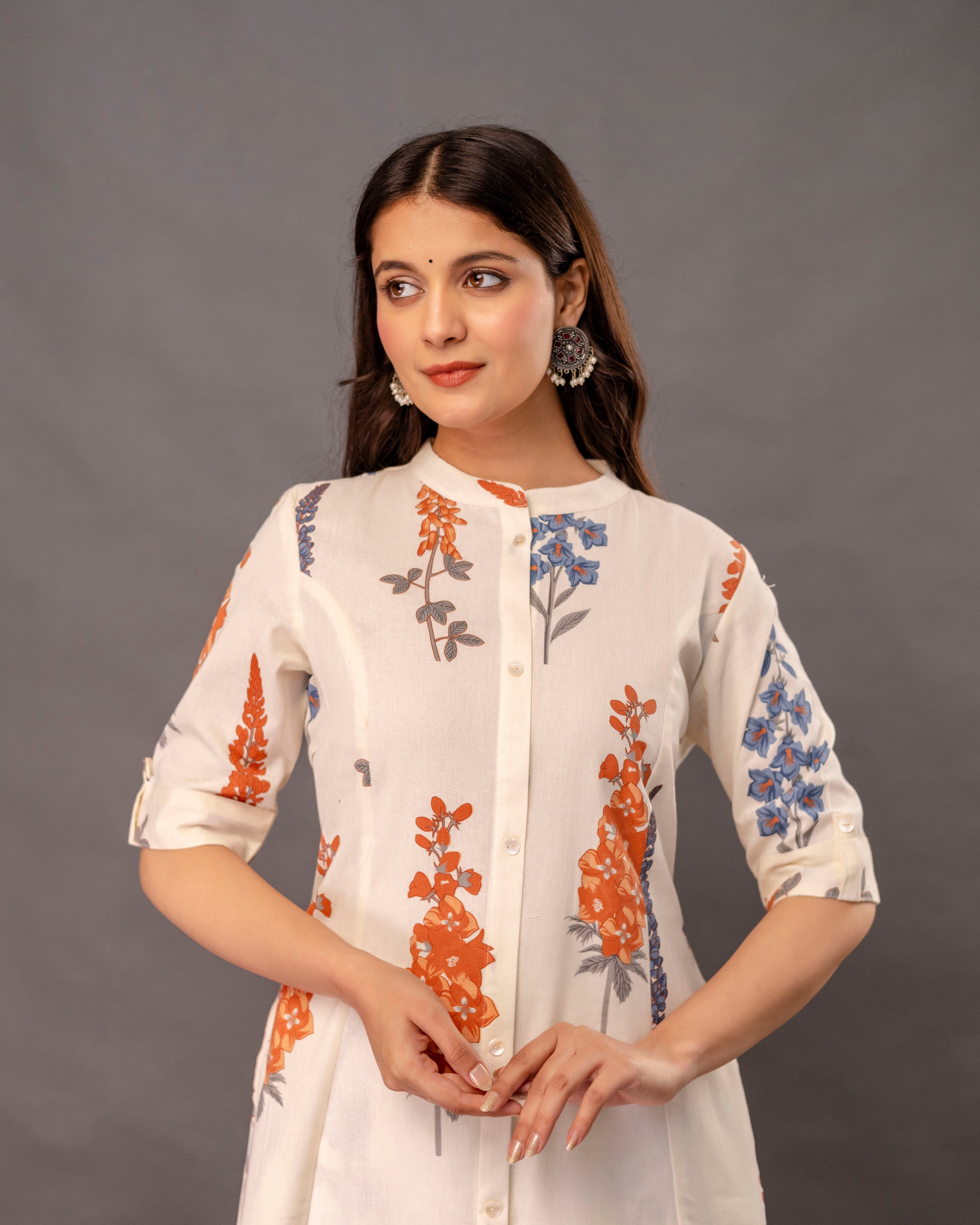 GULVASANT COTTON A-LINE CO-ORD SET