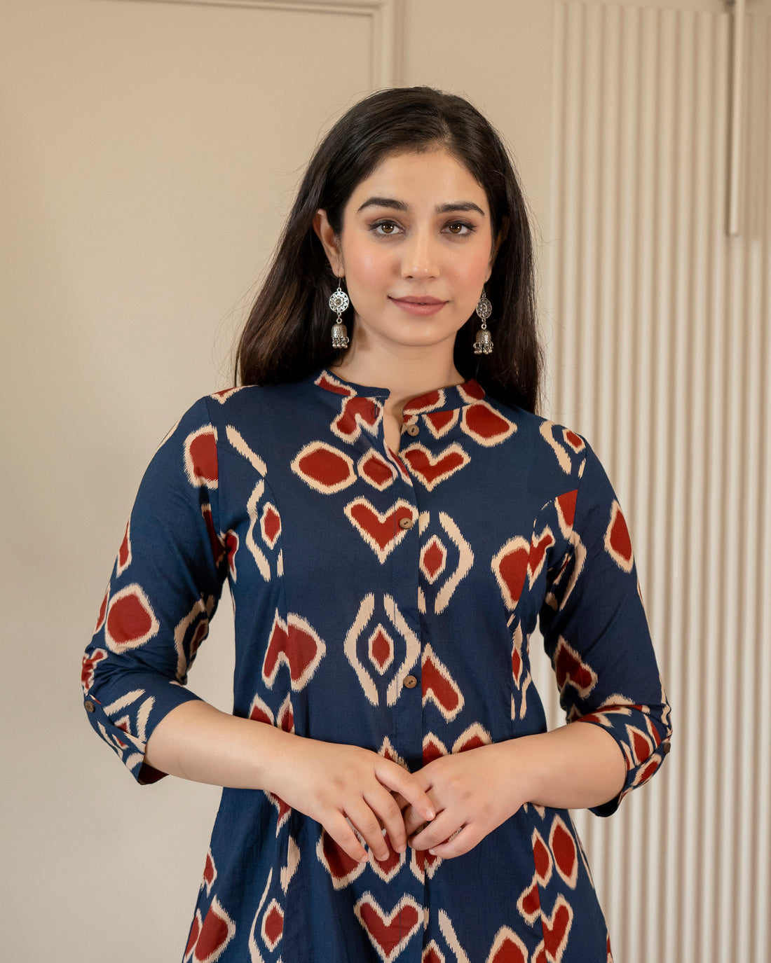 Nilakshi Pure Cotton A-Line Kurti