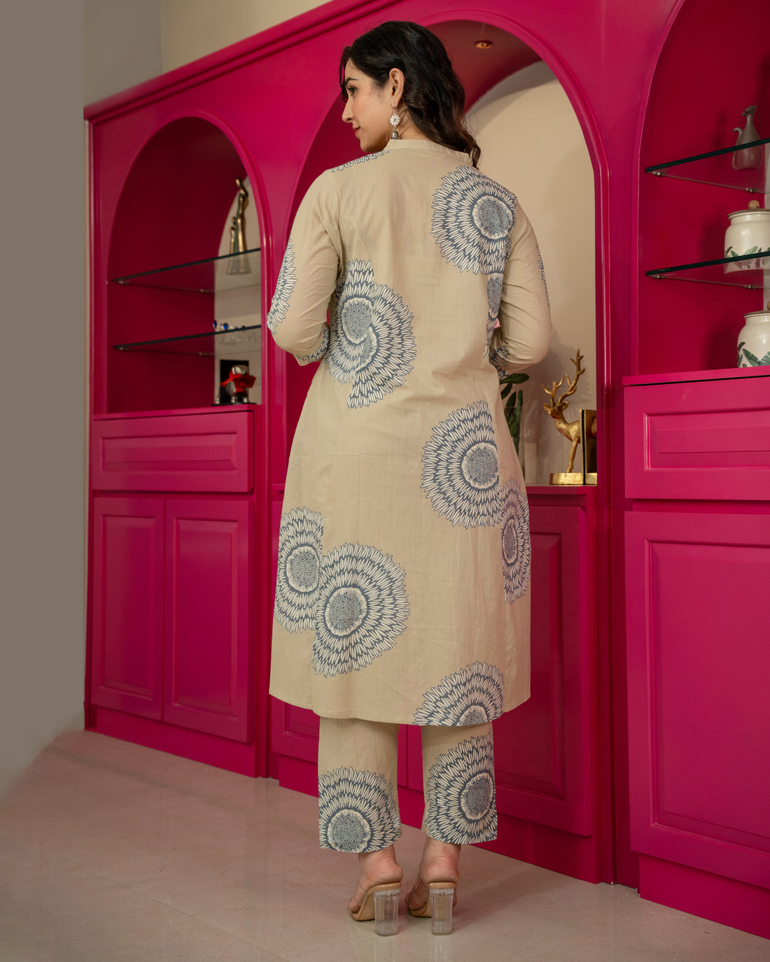 ANAYA BLOOM COTTON A-LINE CO-ORD SET