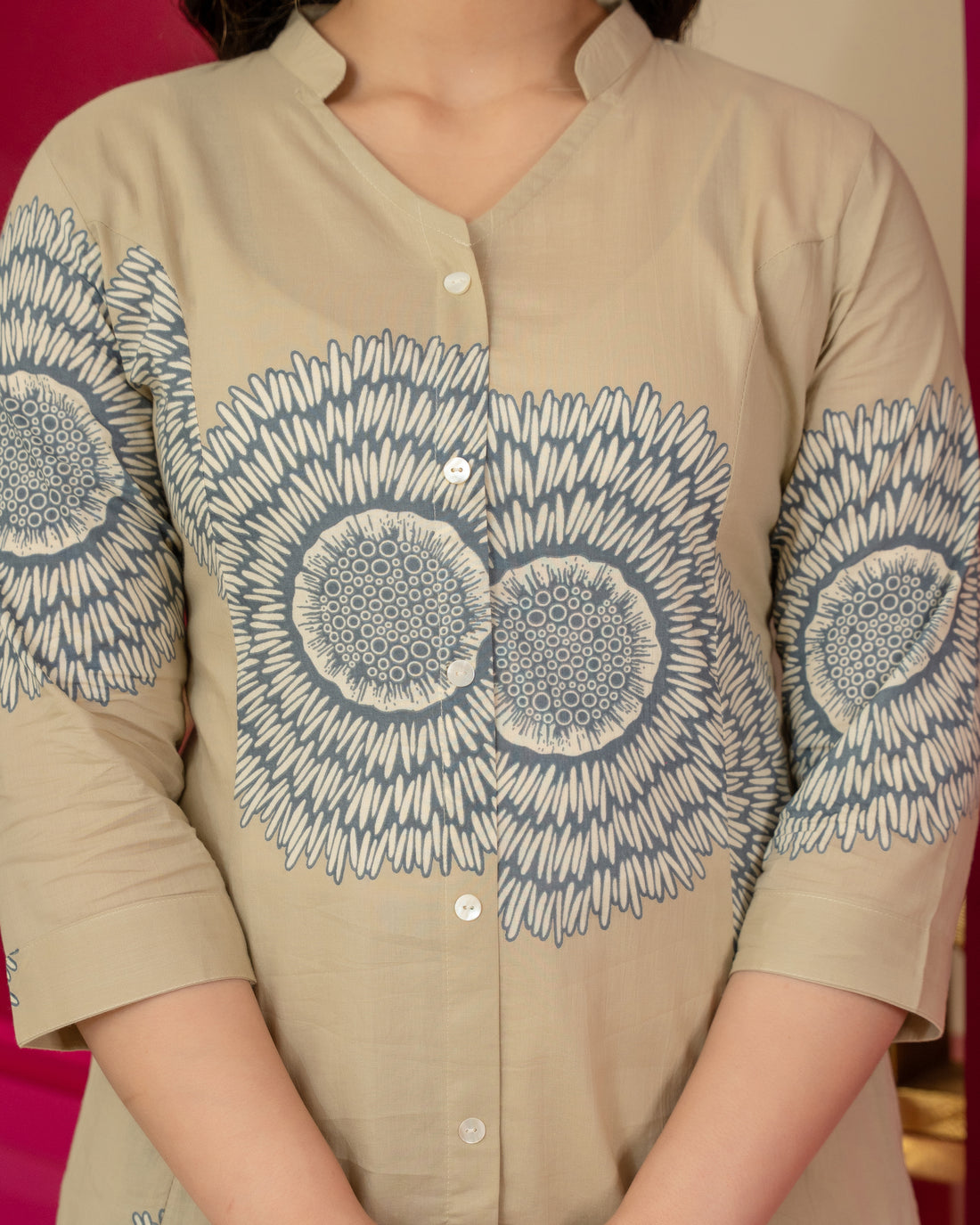 ANAYA BLOOM COTTON A-LINE CO-ORD SET