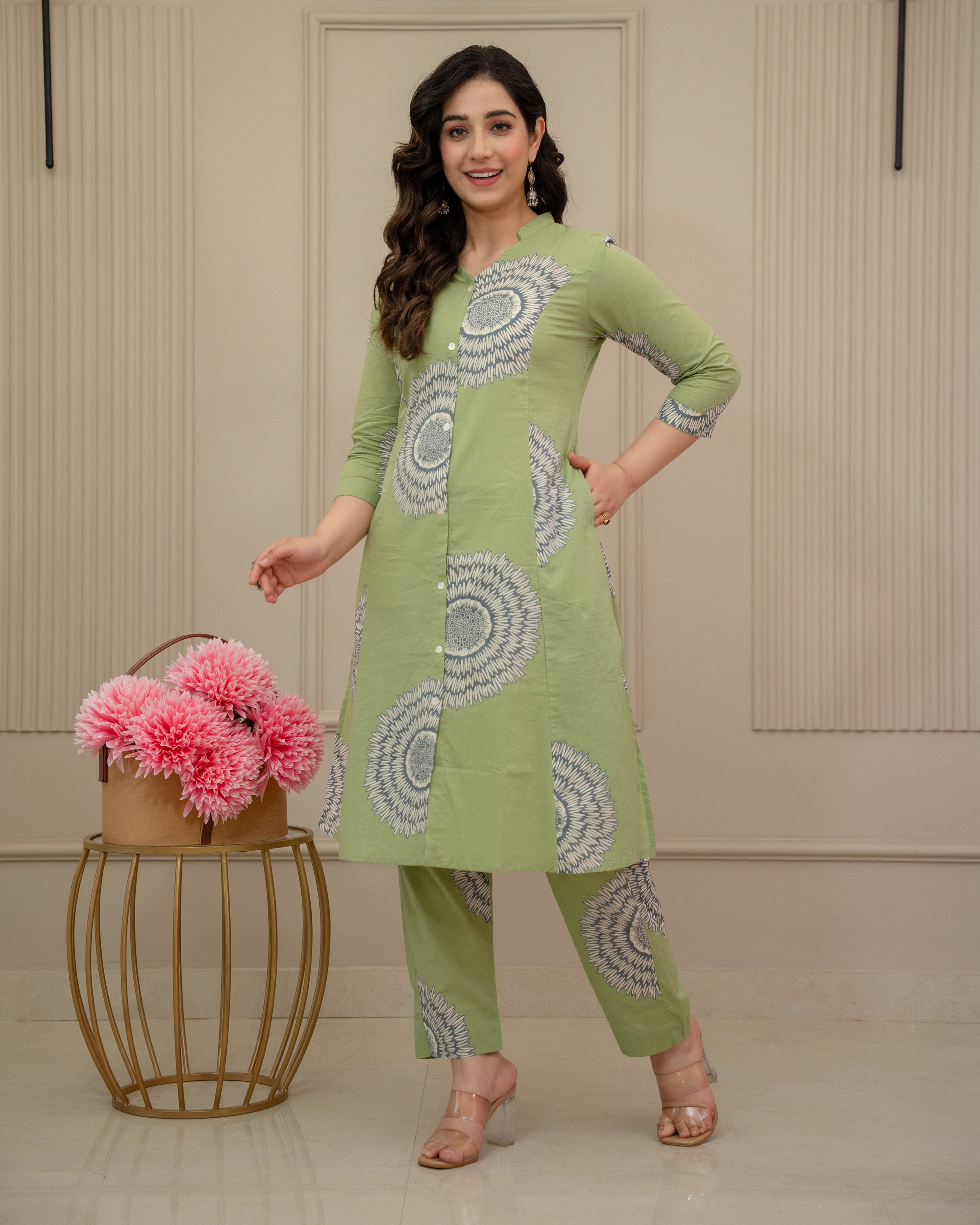 SUHANI VATIKA COTTON A-LINE CO-ORD SET