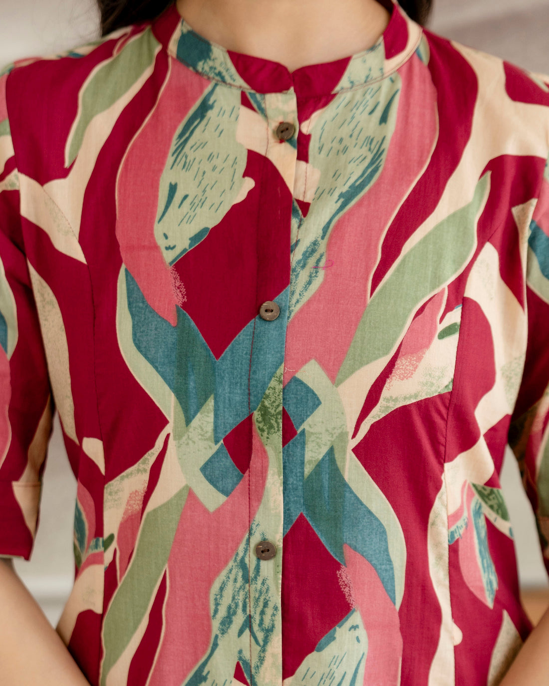 MADHURIMA COTTON A-LINE CO-ORD SET