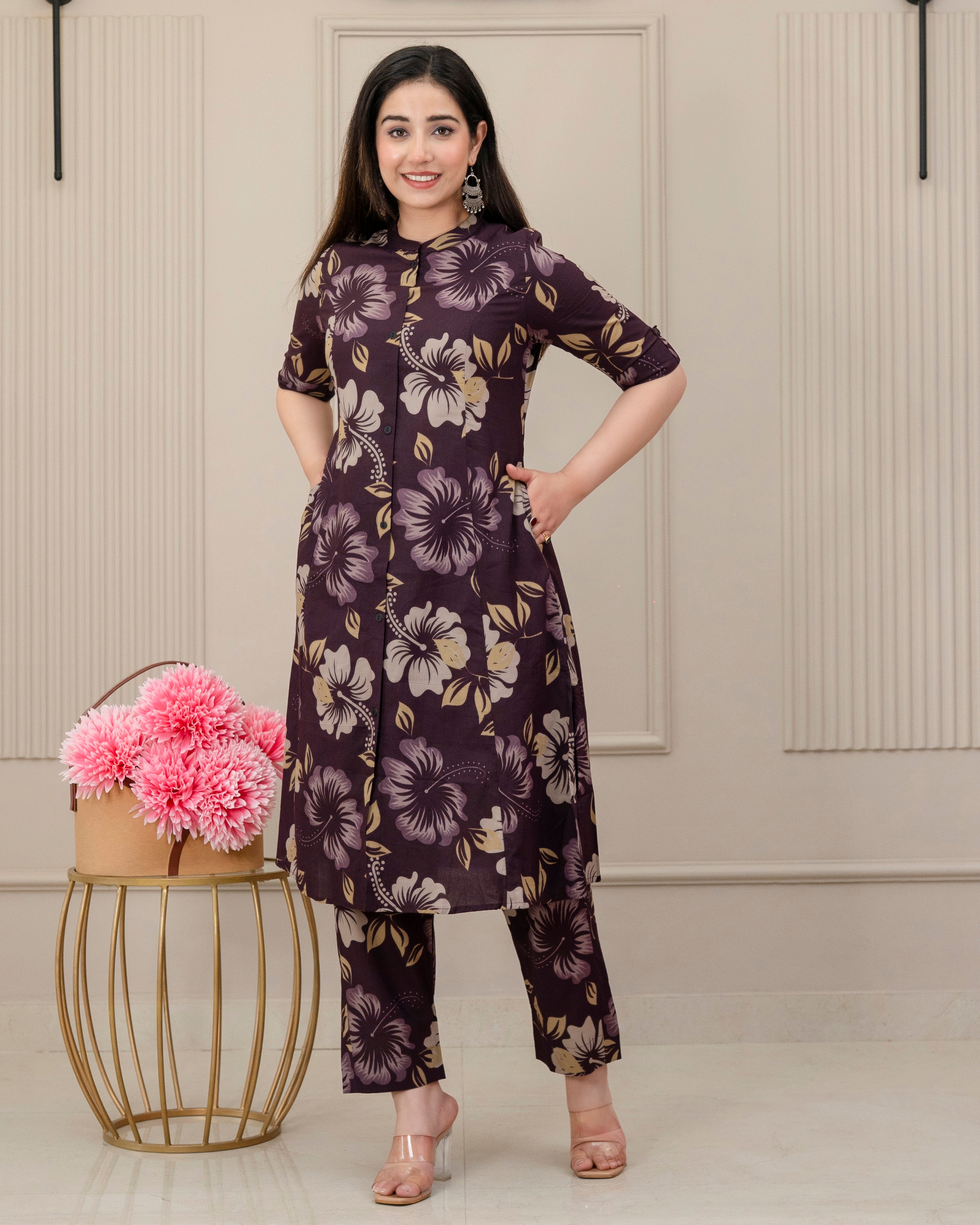 PHOOLRANG COTTON A-LINE CO-ORD SET