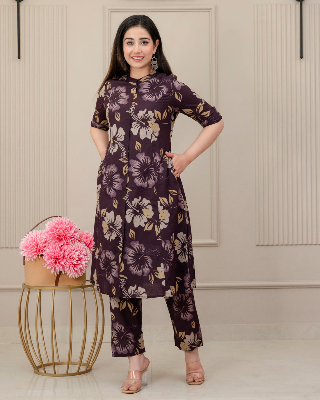 PHOOLRANG COTTON A-LINE CO-ORD SET