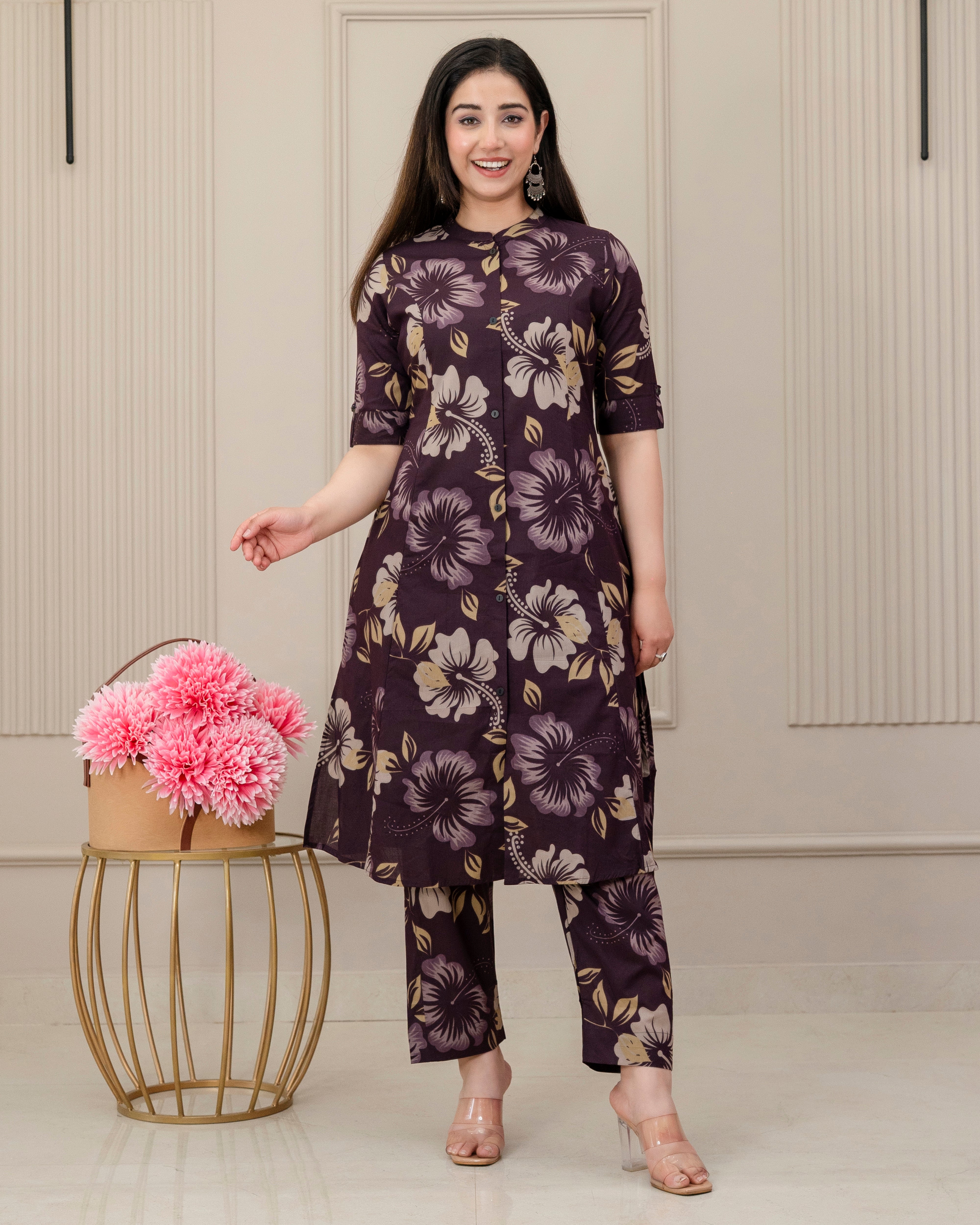 PHOOLRANG COTTON A-LINE CO-ORD SET