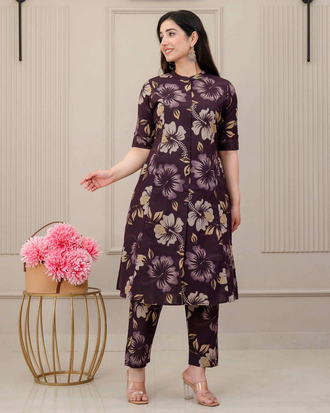 PHOOLRANG COTTON A-LINE CO-ORD SET