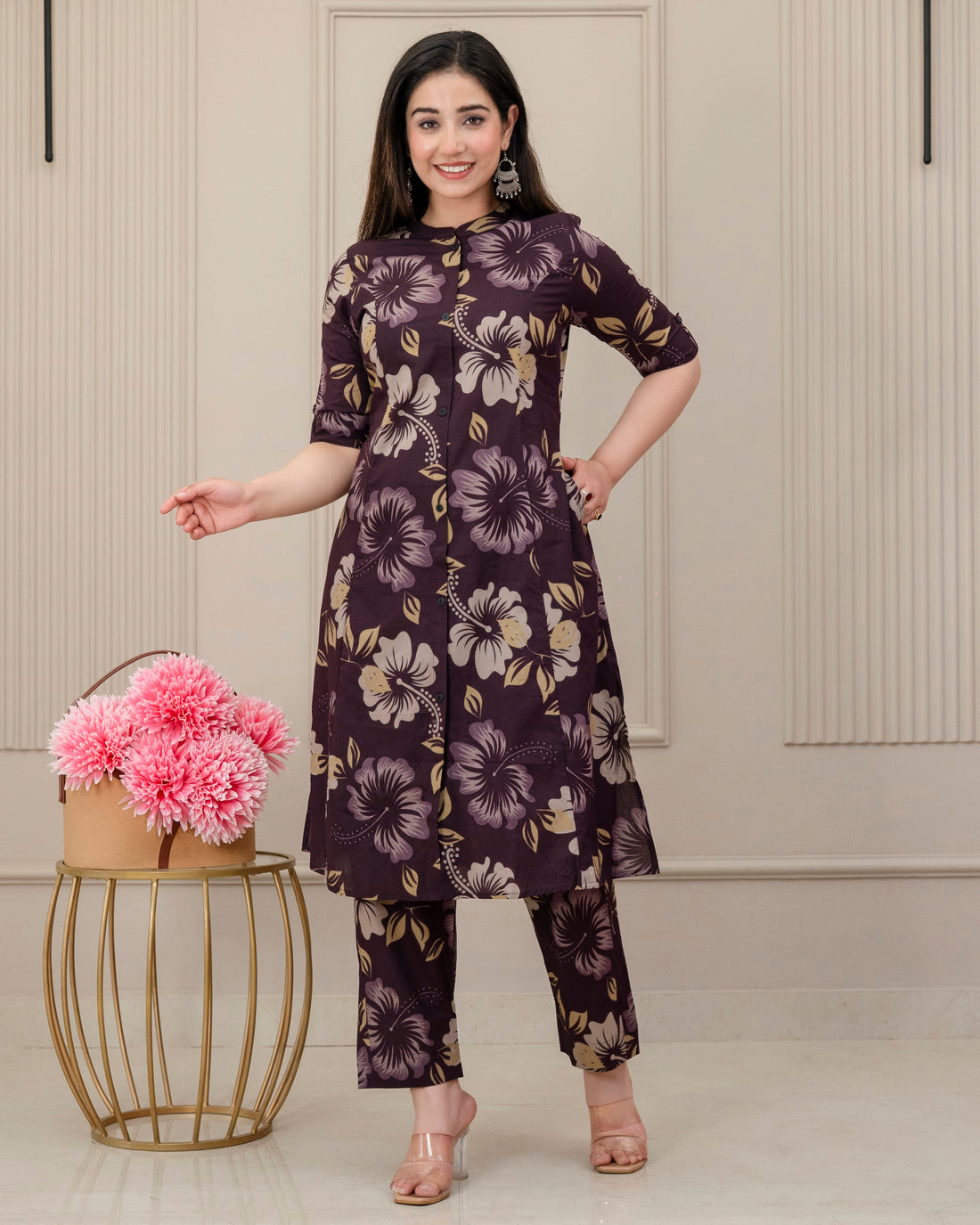 PHOOLRANG COTTON A-LINE CO-ORD SET