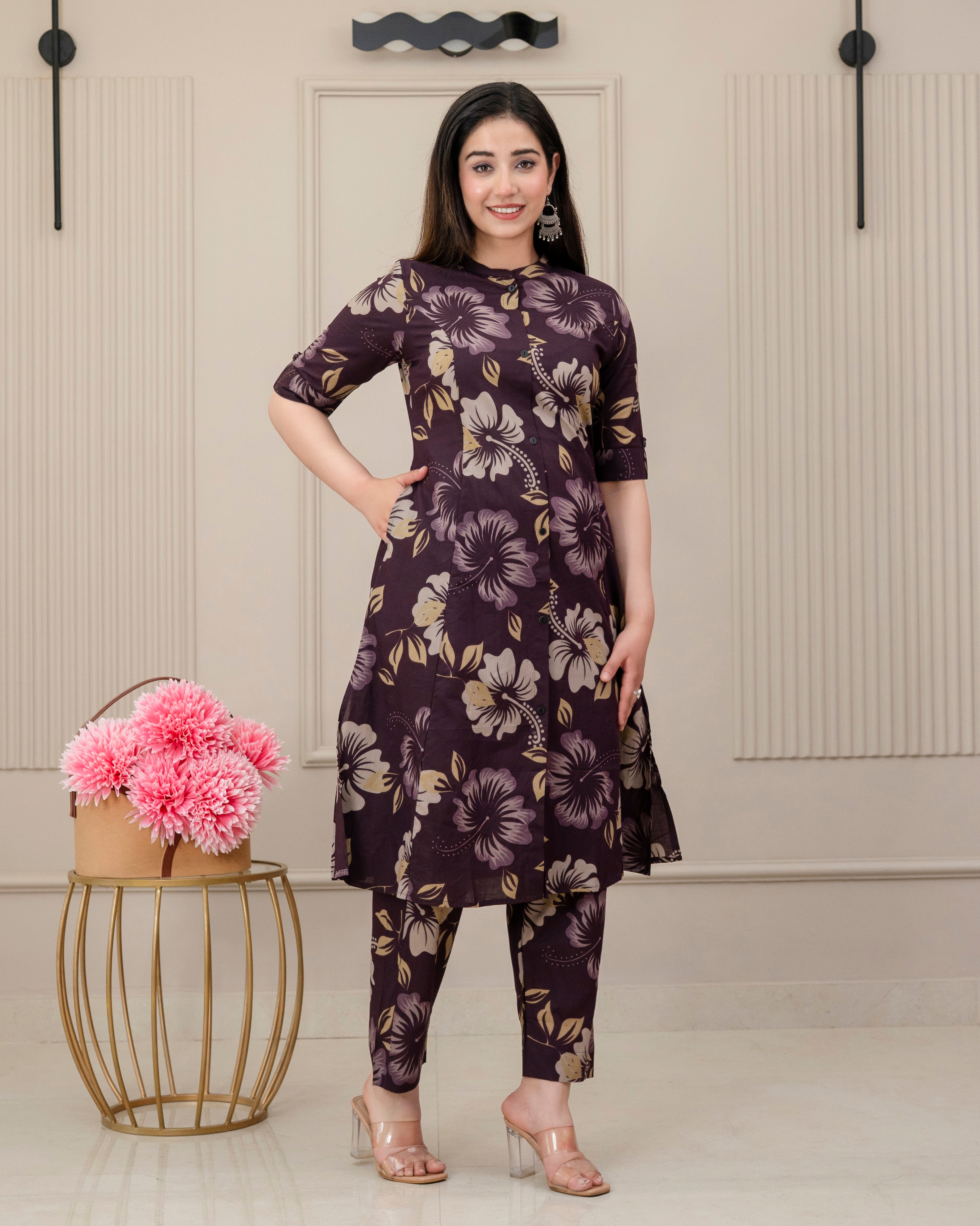 PHOOLRANG COTTON A-LINE CO-ORD SET