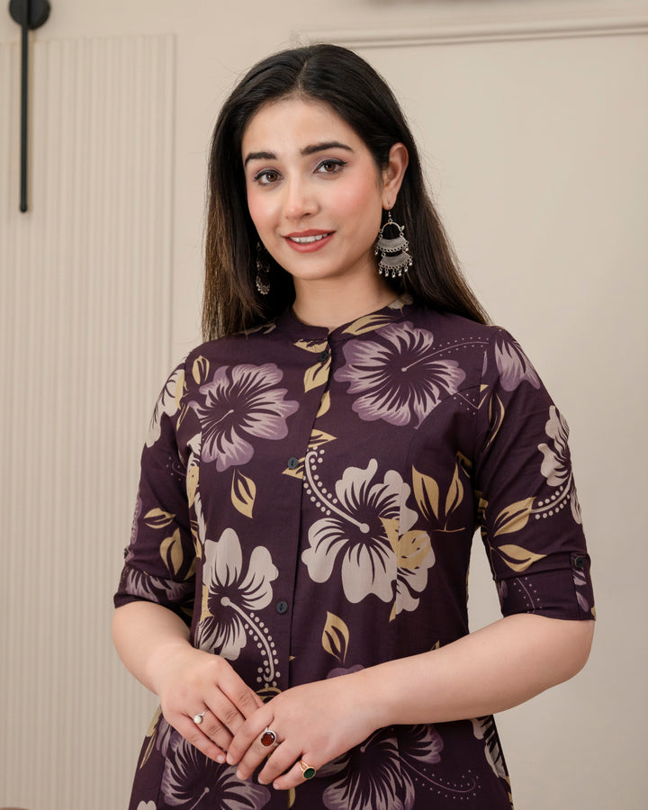 PHOOLRANG COTTON A-LINE CO-ORD SET