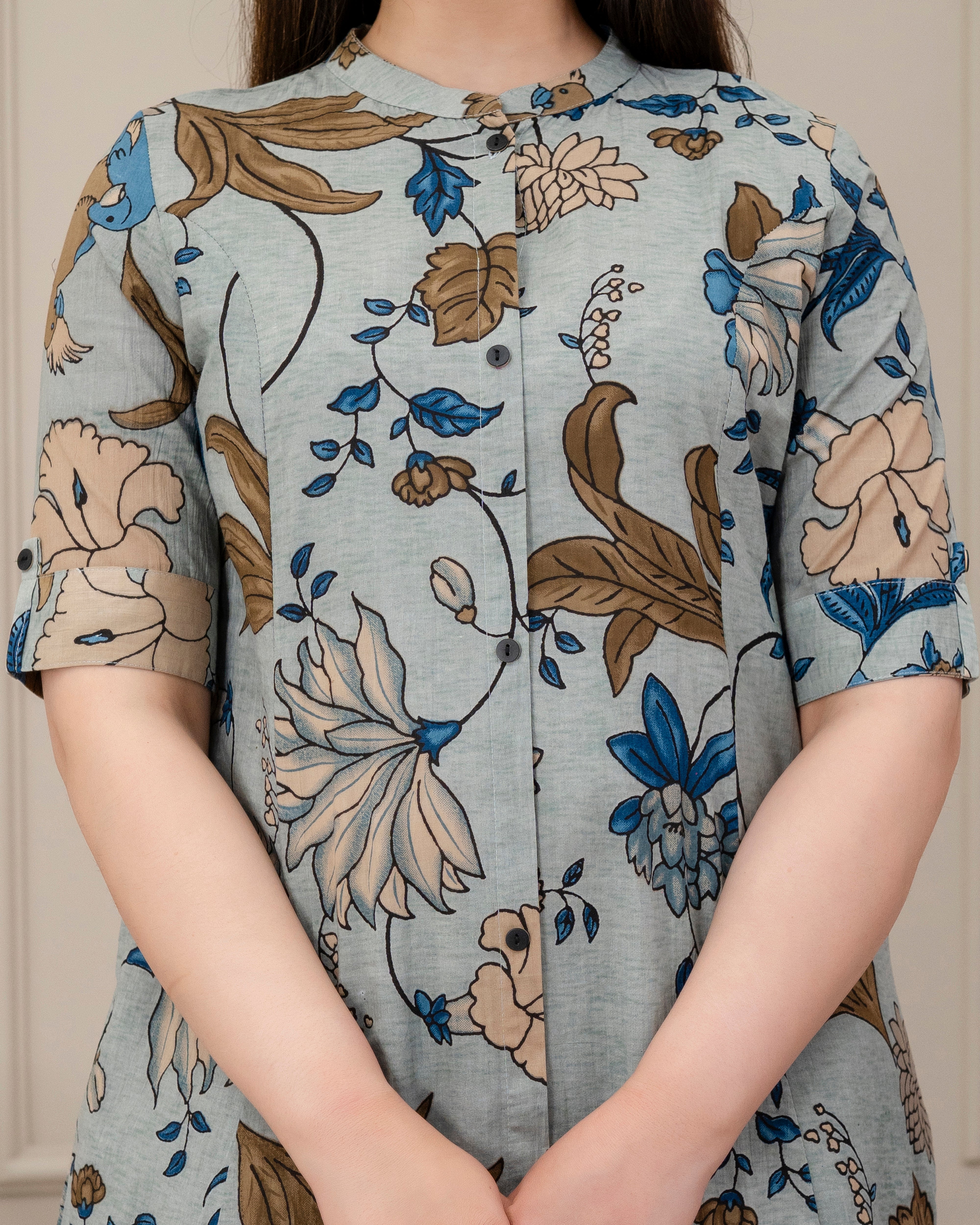 PUSHPANJALI COTTON A-LINE CO-ORD SET