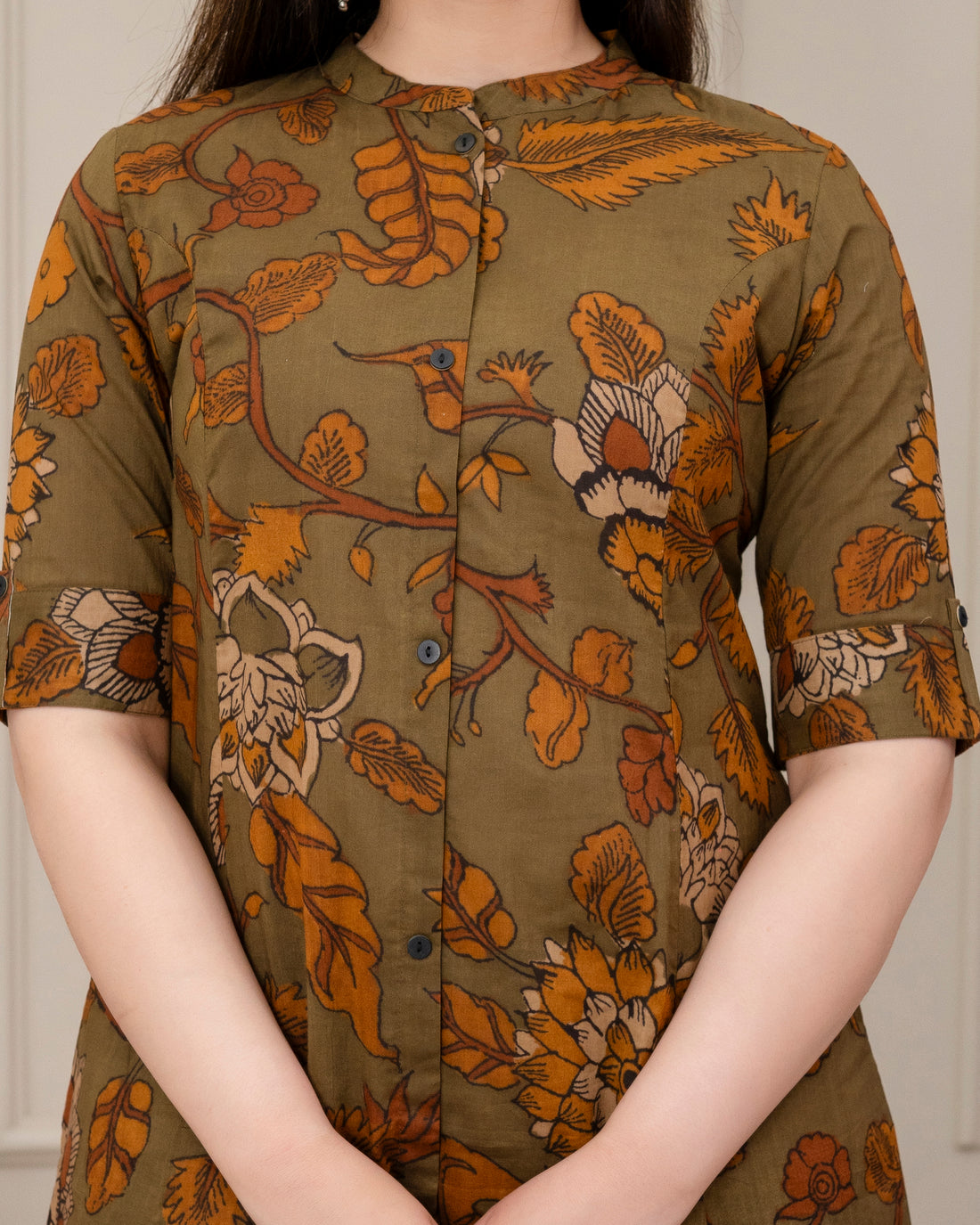 VASUNDHARA COTTON A-LINE CO-ORD SET