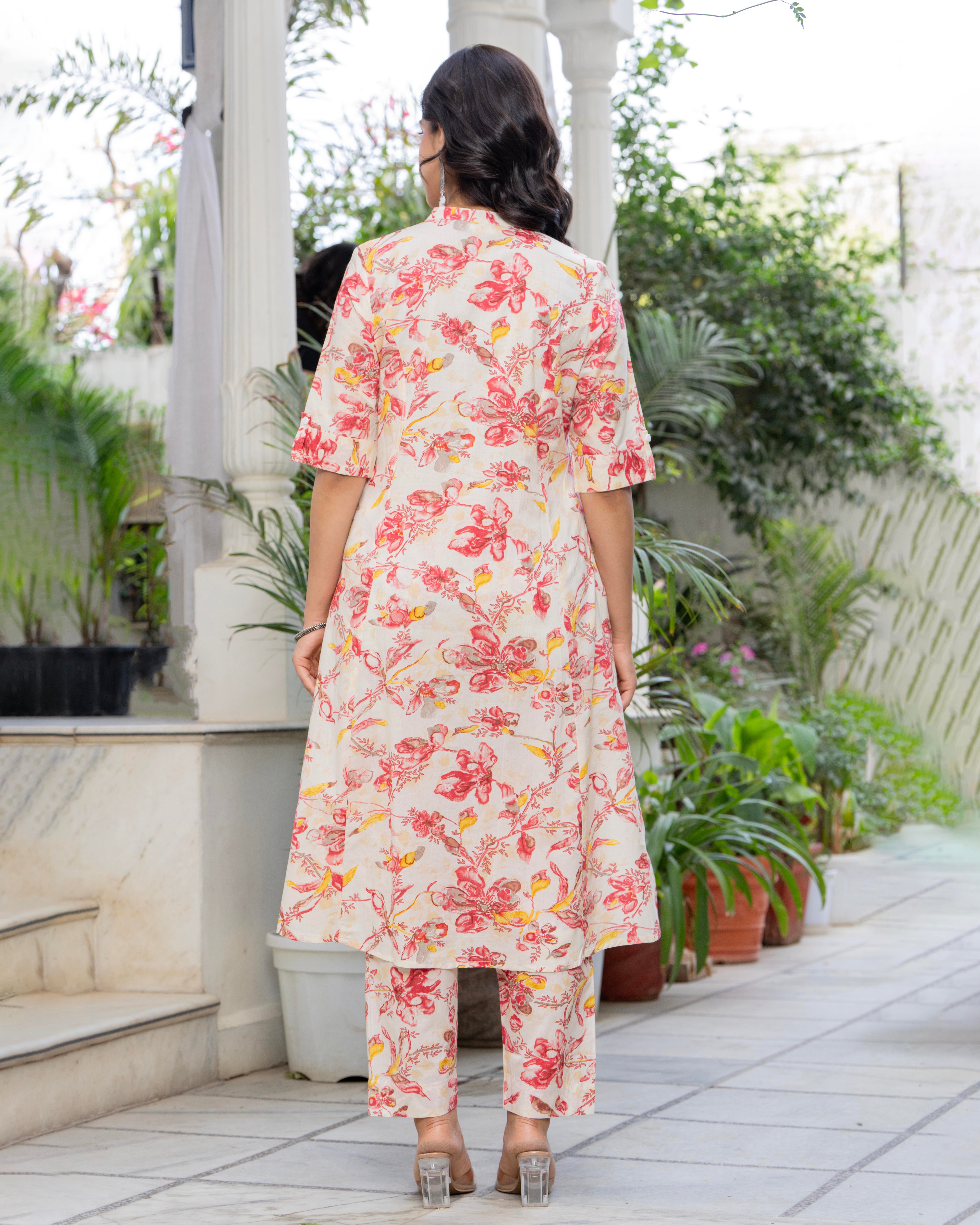 VASANTIKA COTTON A-LINE CO-ORD SET