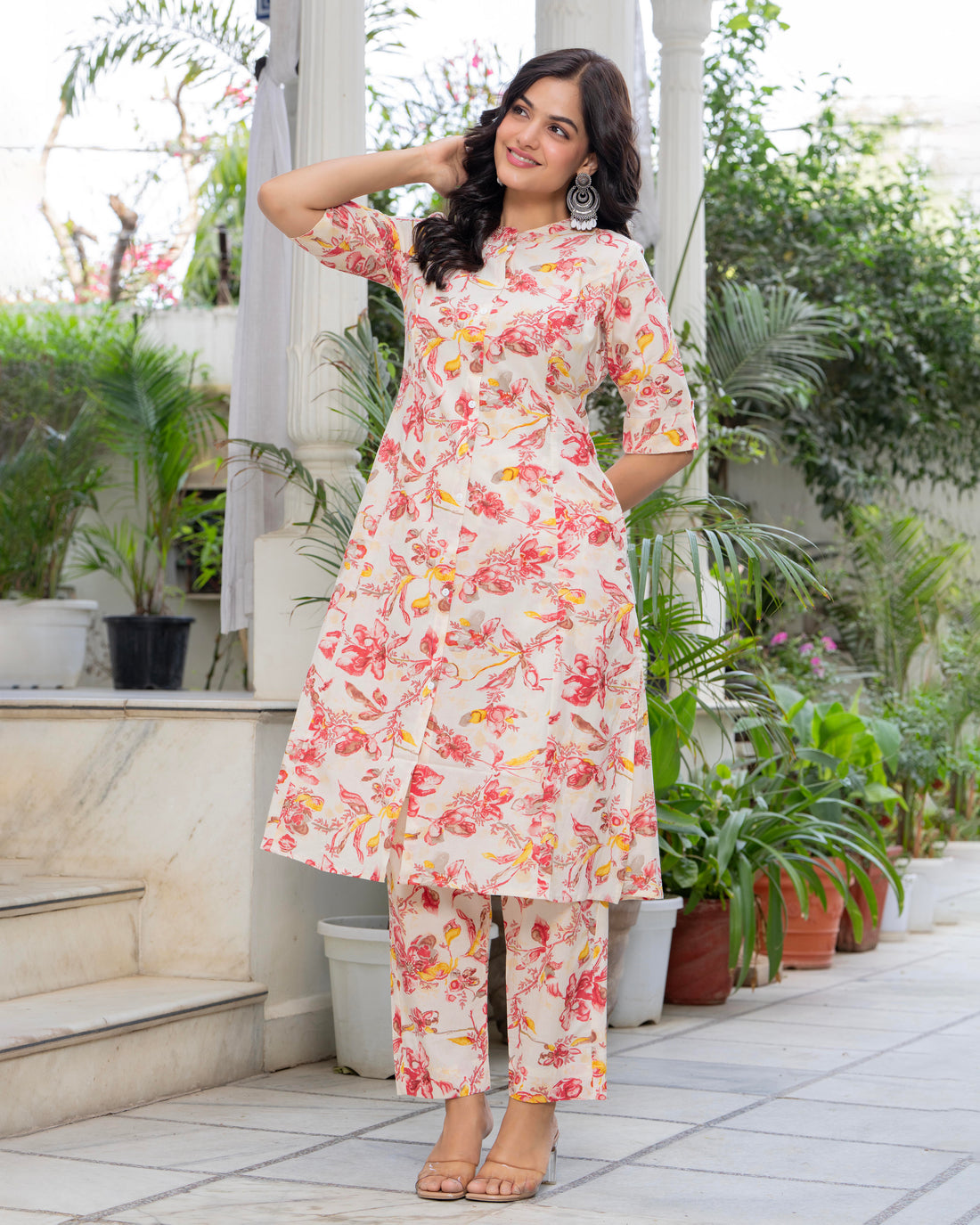 VASANTIKA COTTON A-LINE CO-ORD SET