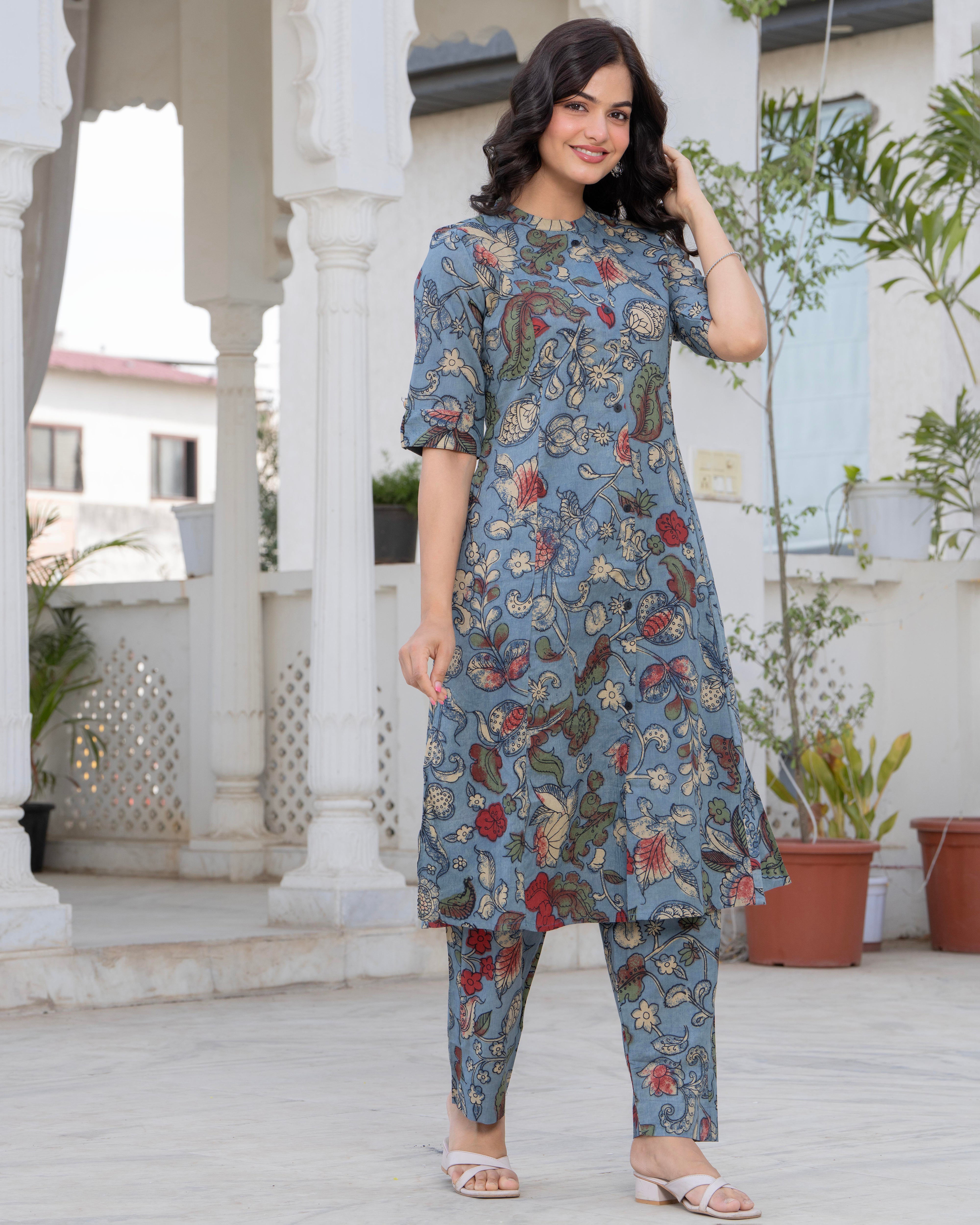 NEELANJANA COTTON A-LINE CO-ORD SET