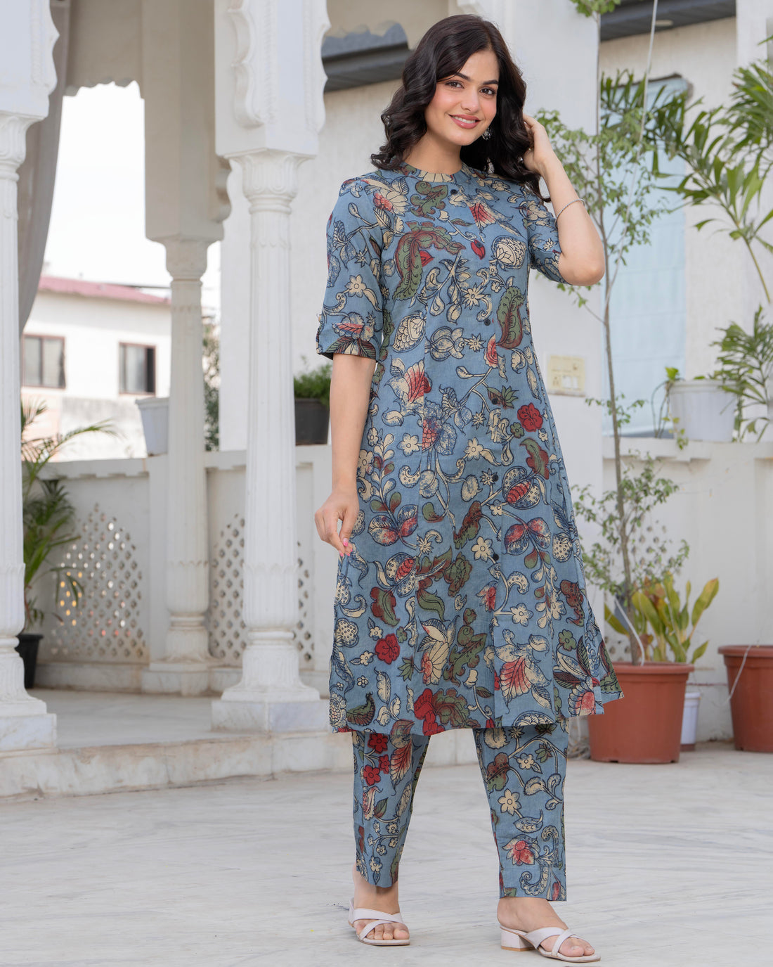 NEELANJANA COTTON A-LINE CO-ORD SET