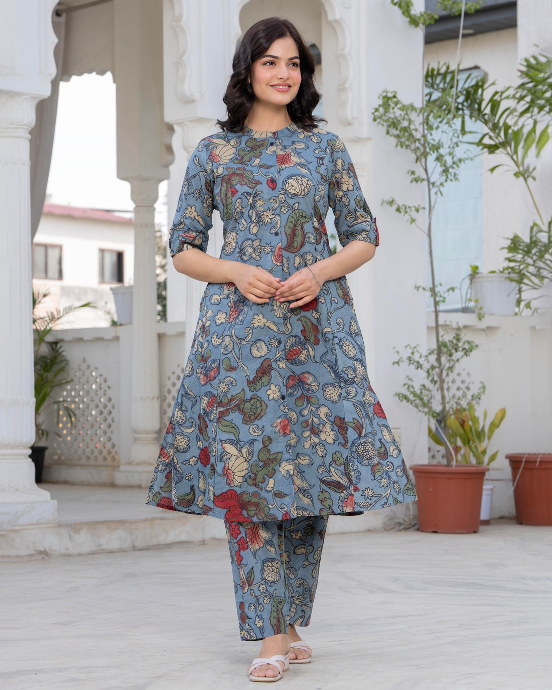 NEELANJANA COTTON A-LINE CO-ORD SET