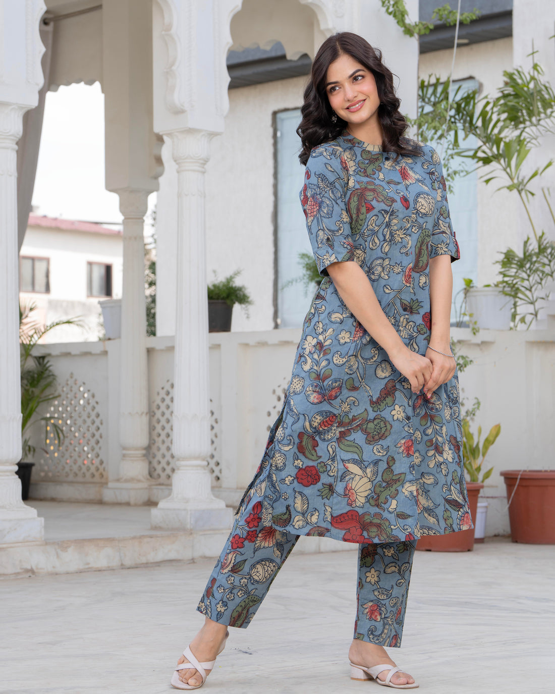 NEELANJANA COTTON A-LINE CO-ORD SET