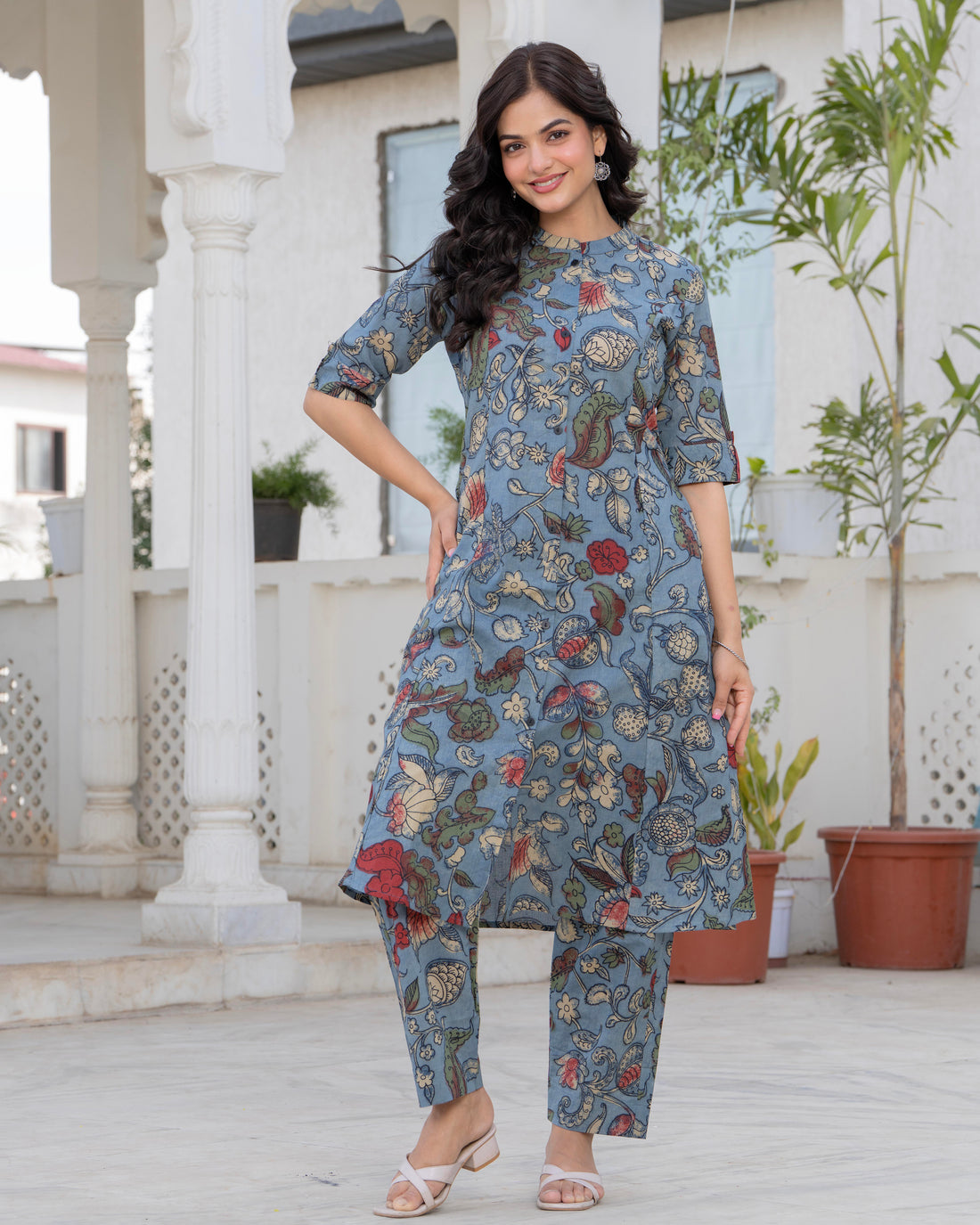 NEELANJANA COTTON A-LINE CO-ORD SET