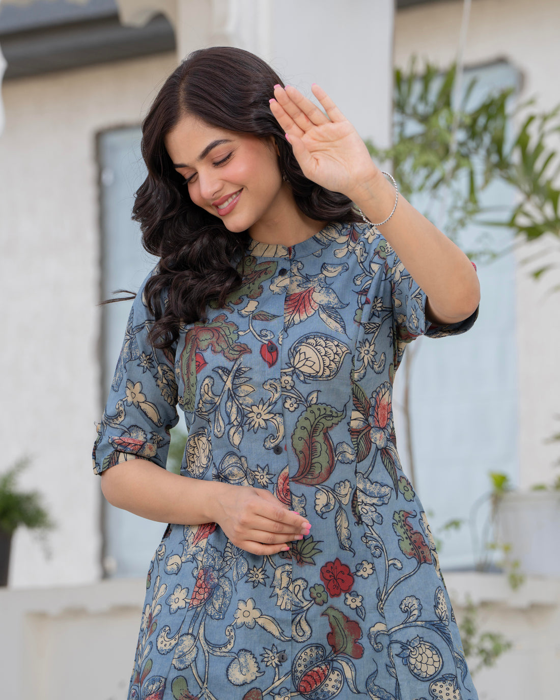 NEELANJANA COTTON A-LINE CO-ORD SET