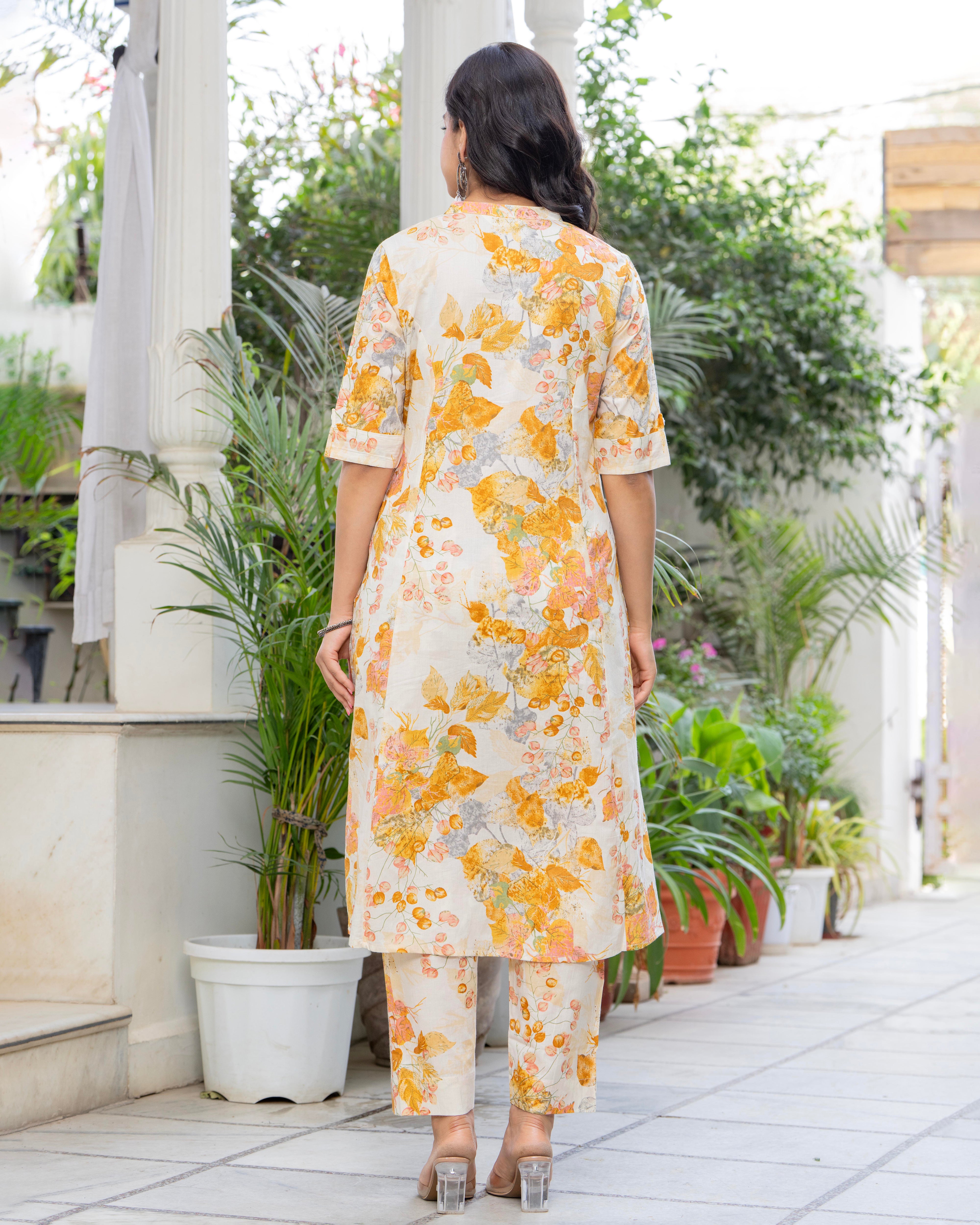 BASANTI COTTON A-LINE CO-ORD SET