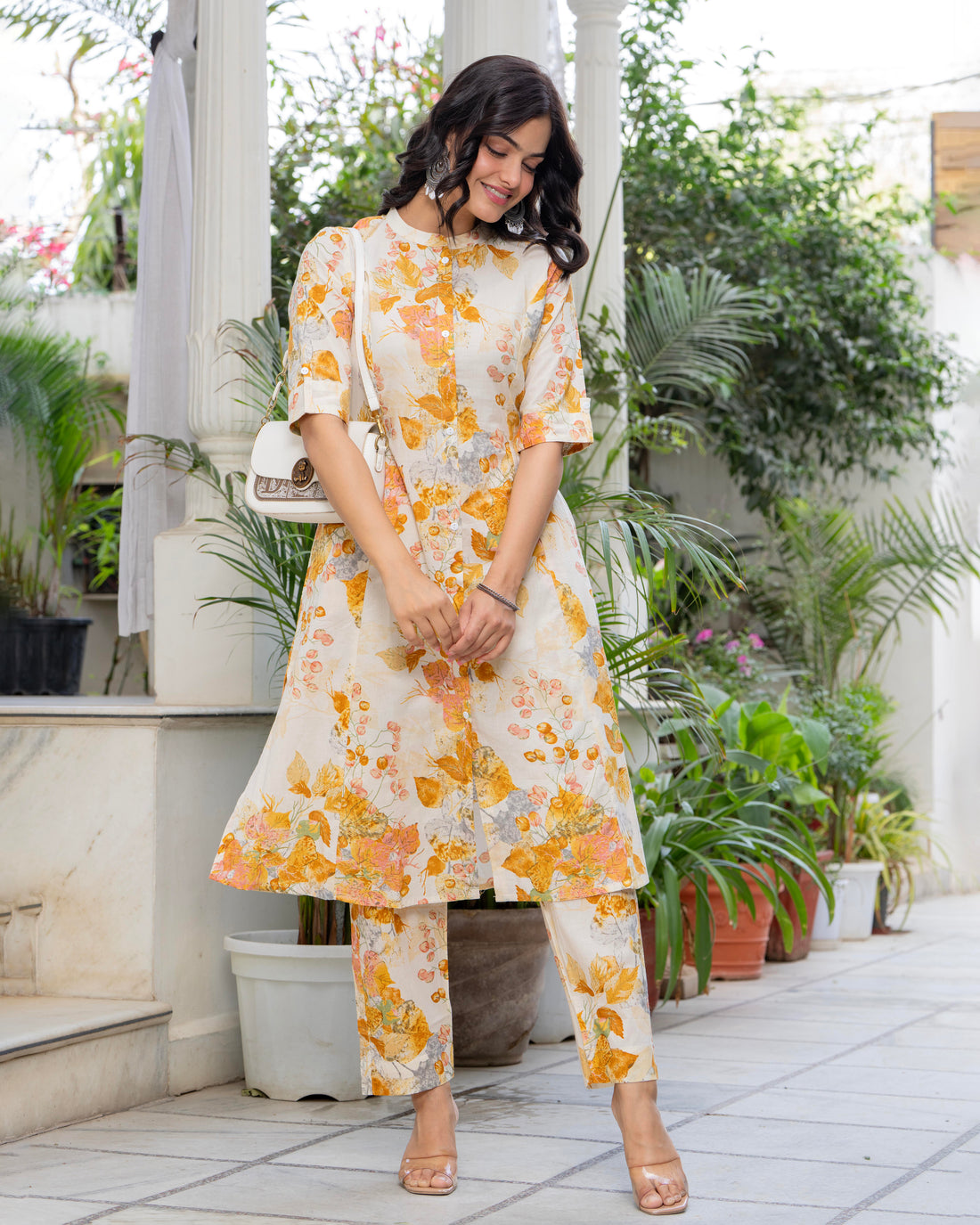 BASANTI COTTON A-LINE CO-ORD SET