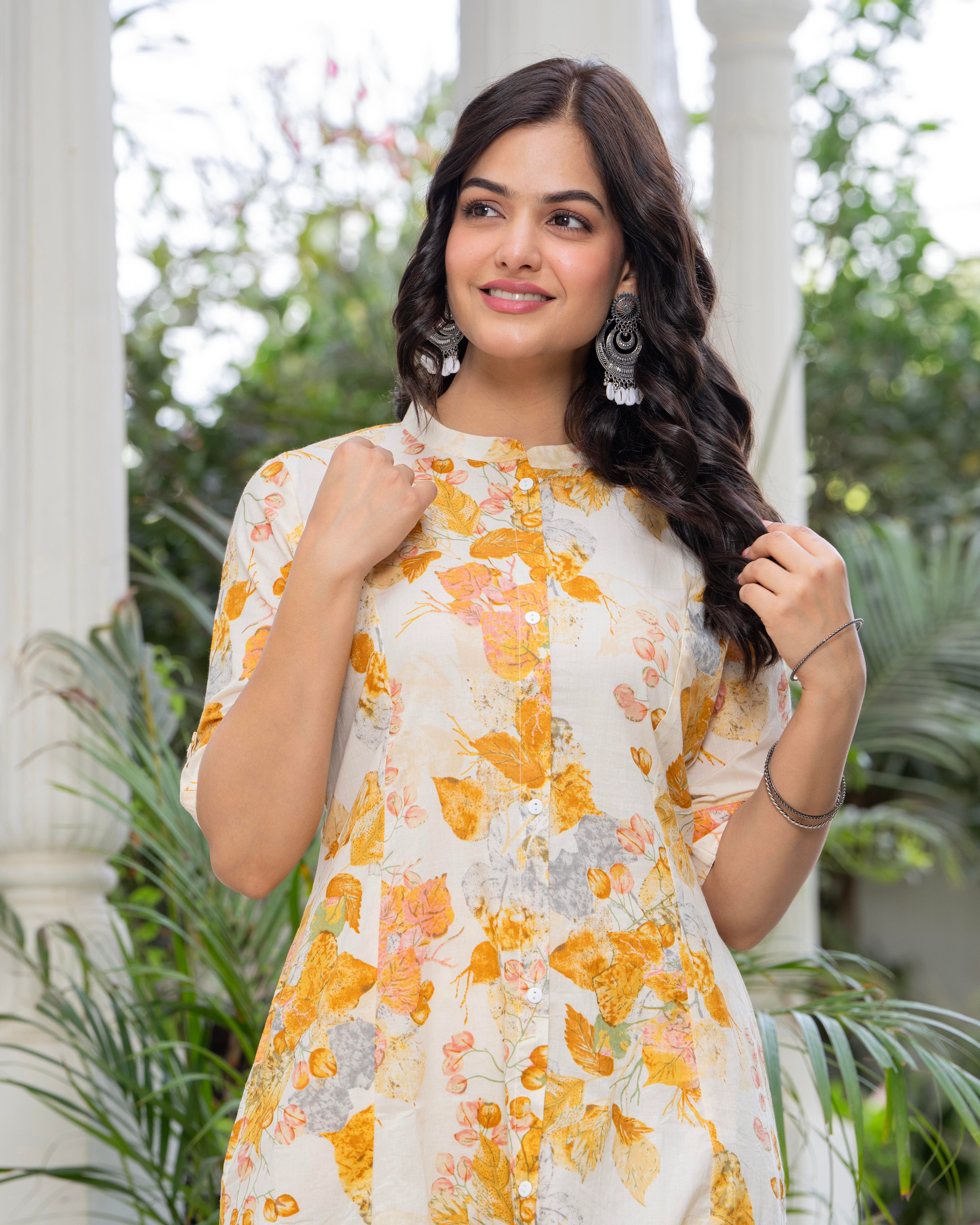 BASANTI COTTON A-LINE CO-ORD SET