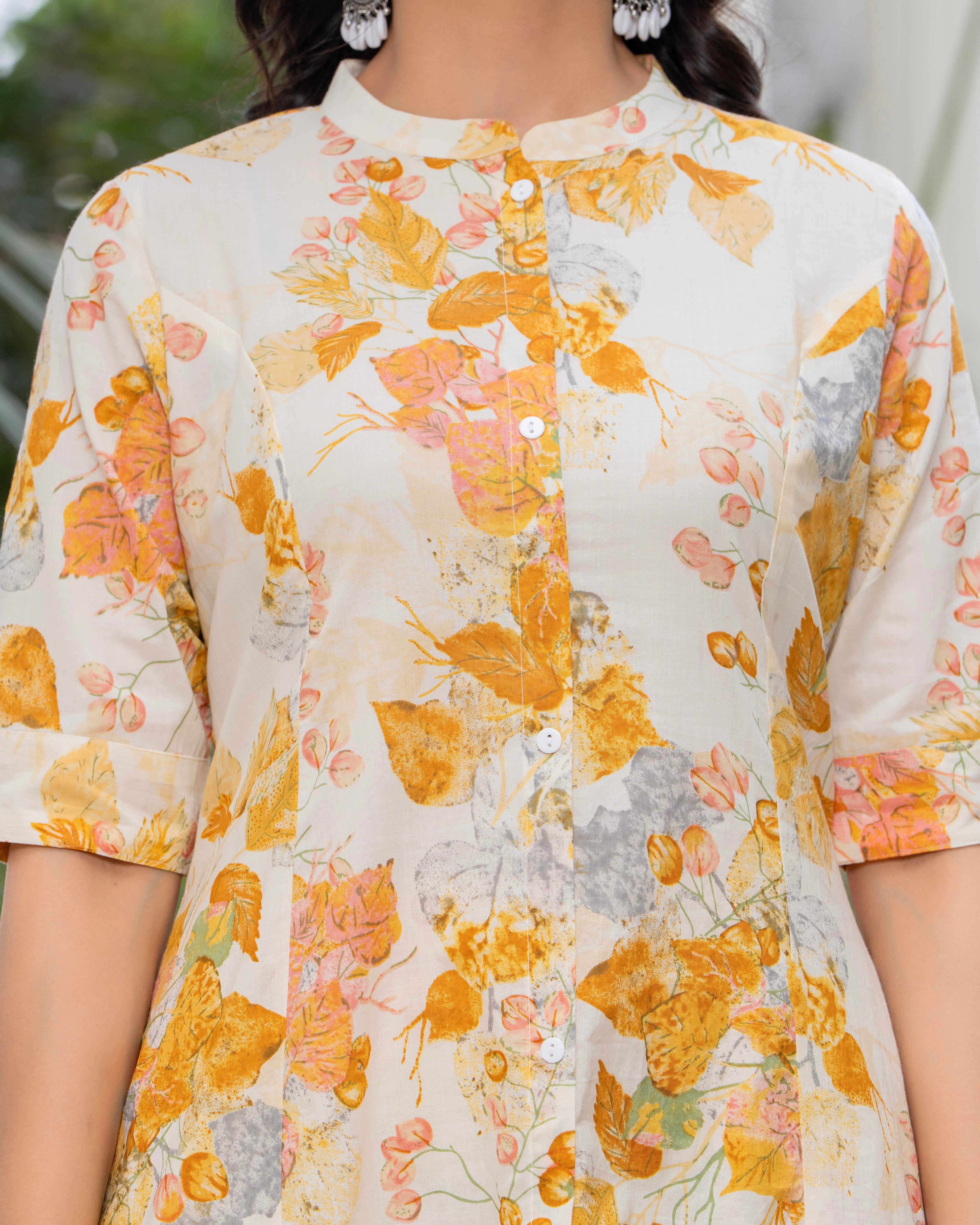 BASANTI COTTON A-LINE CO-ORD SET