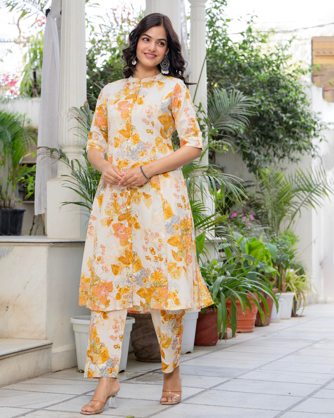 BASANTI COTTON A-LINE CO-ORD SET