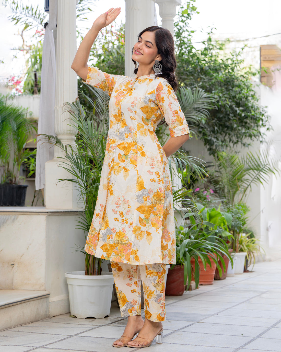 BASANTI COTTON A-LINE CO-ORD SET