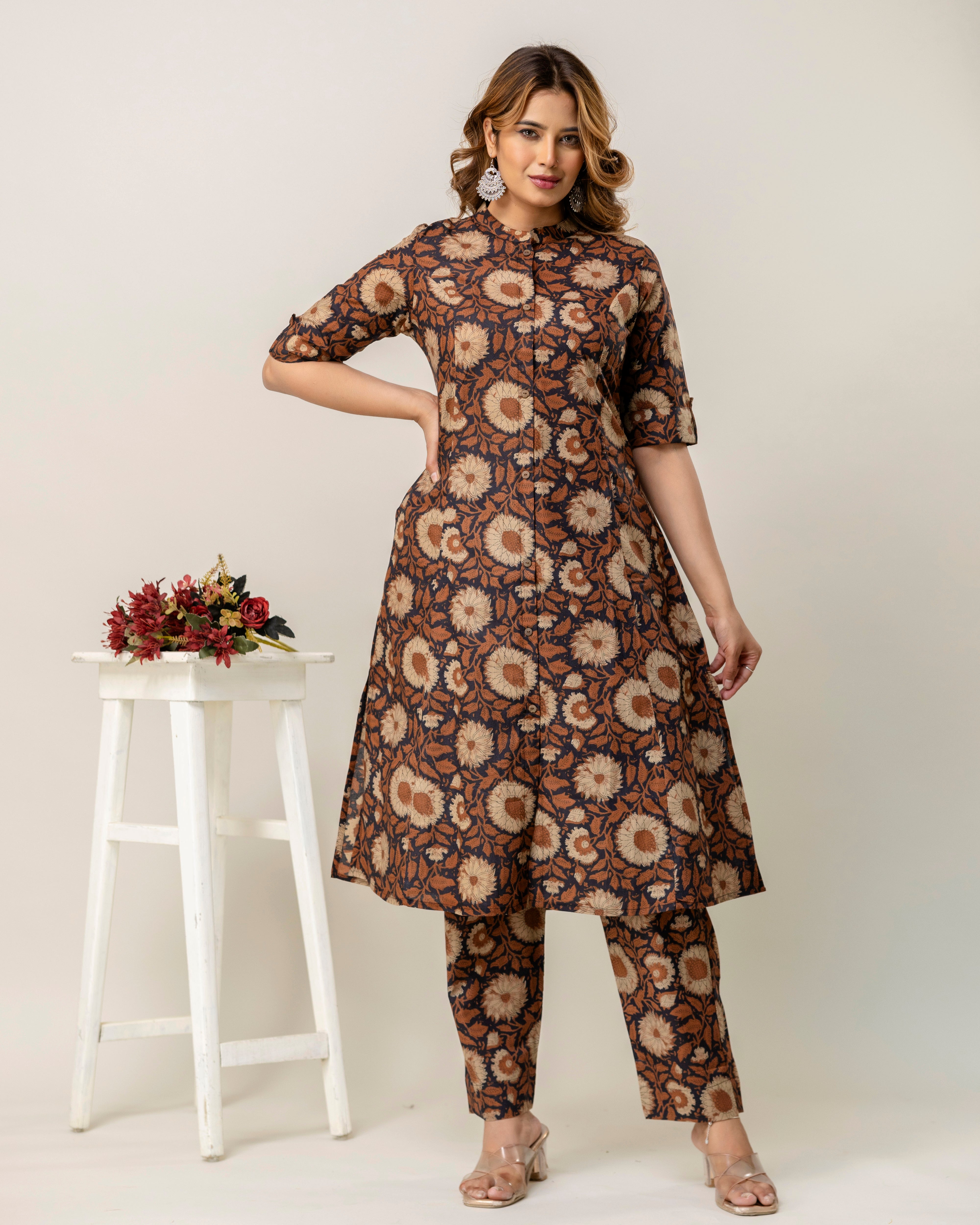 BHOOMIKA COTTON A-LINE CO-ORD SET
