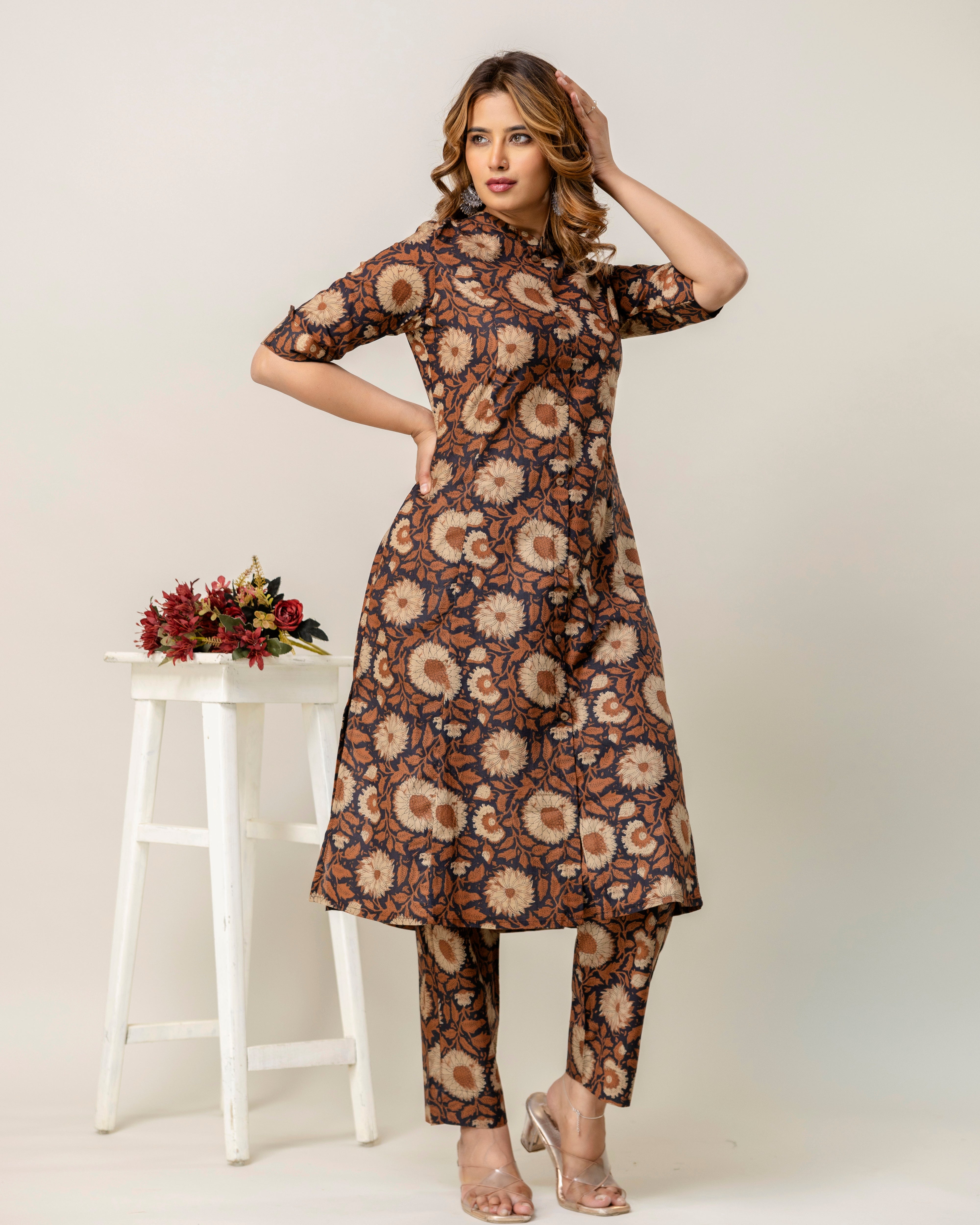 BHOOMIKA COTTON A-LINE CO-ORD SET