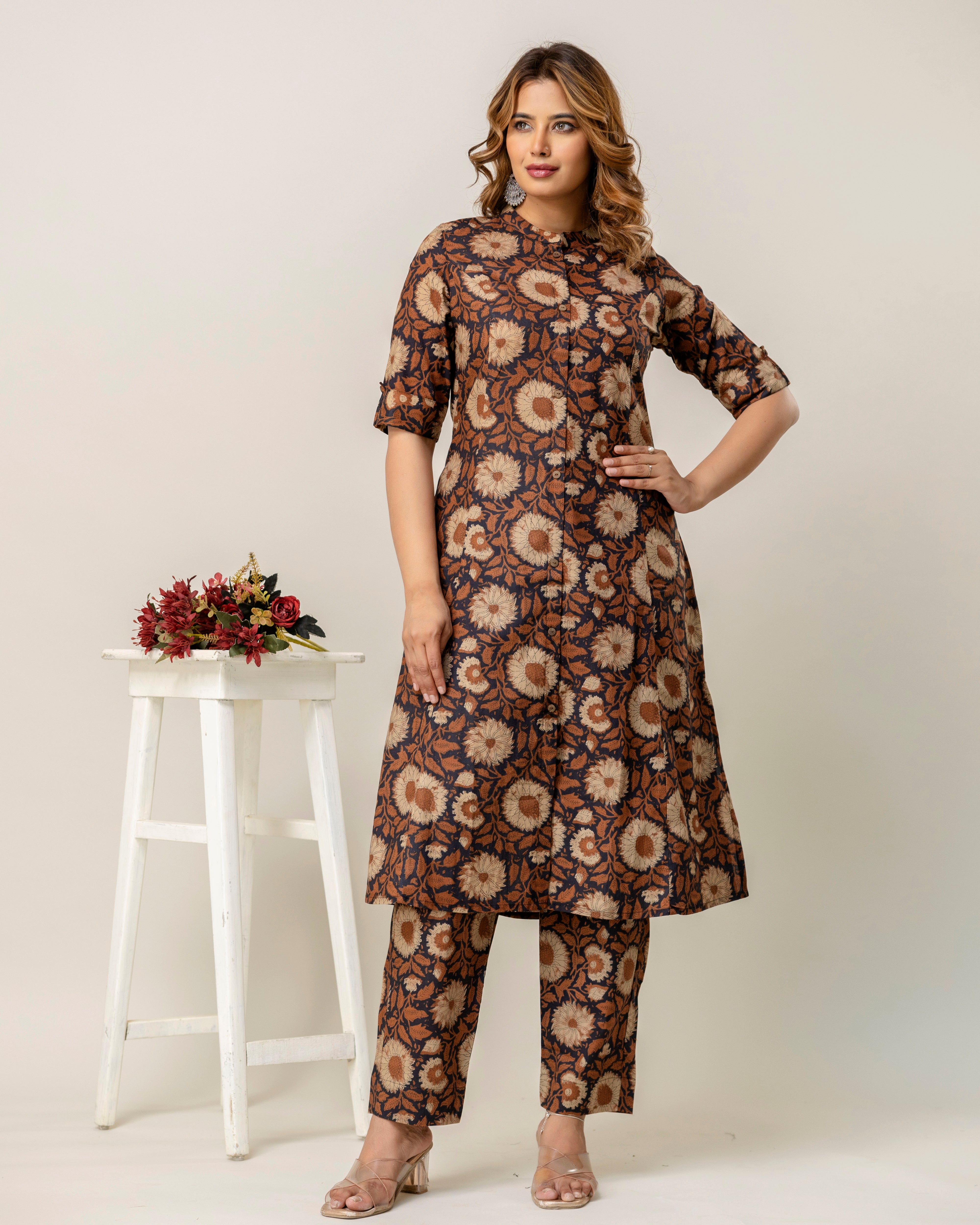 BHOOMIKA COTTON A-LINE CO-ORD SET