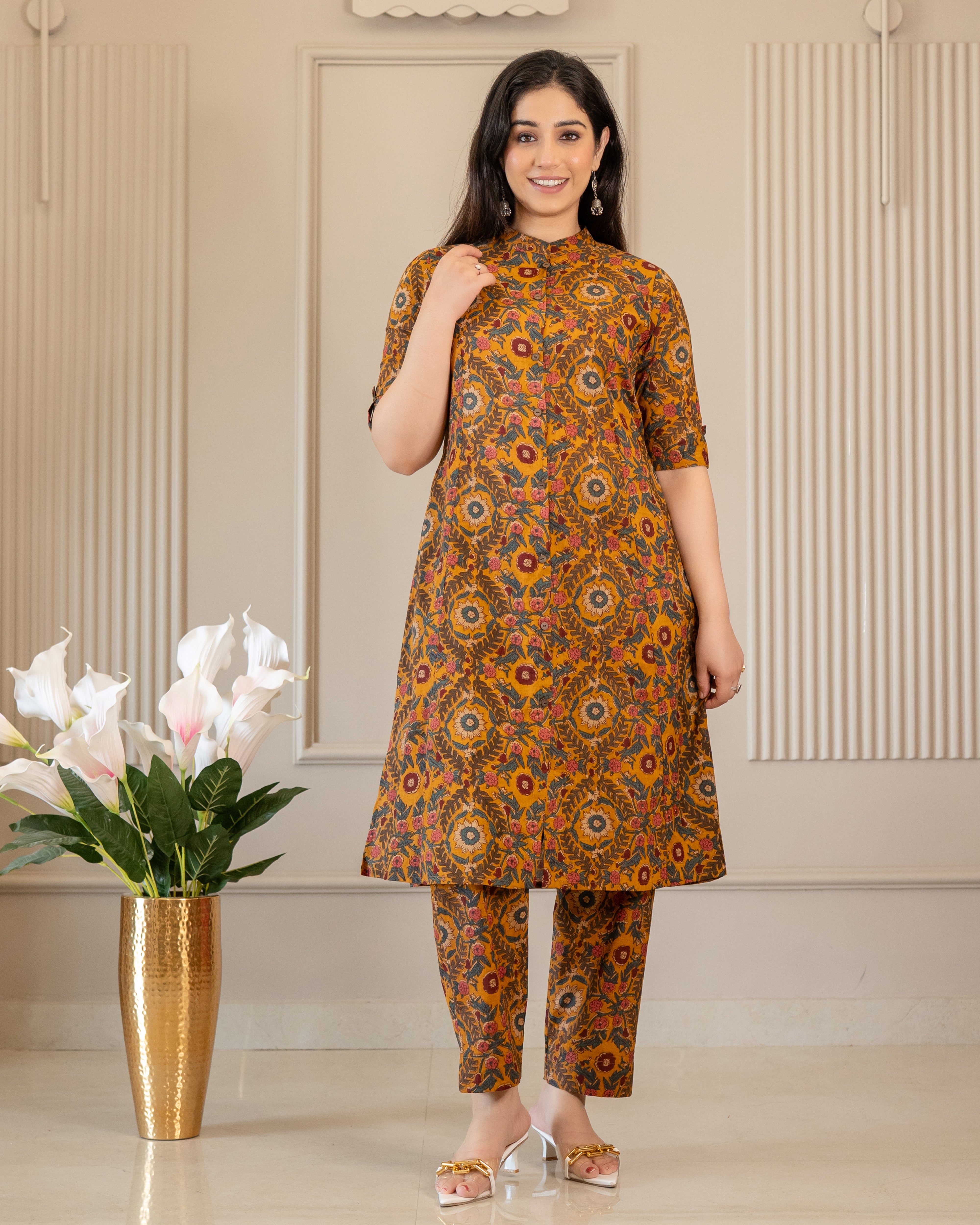 Kanakshi Cotton A-Line Co-ord Set