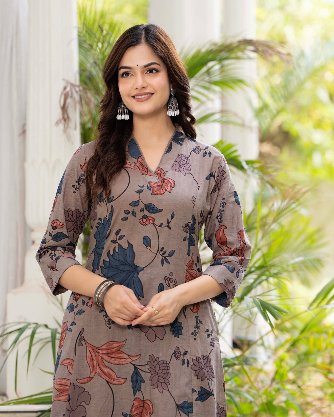 AARUNYA COTTON A-LINE CO-ORD SET
