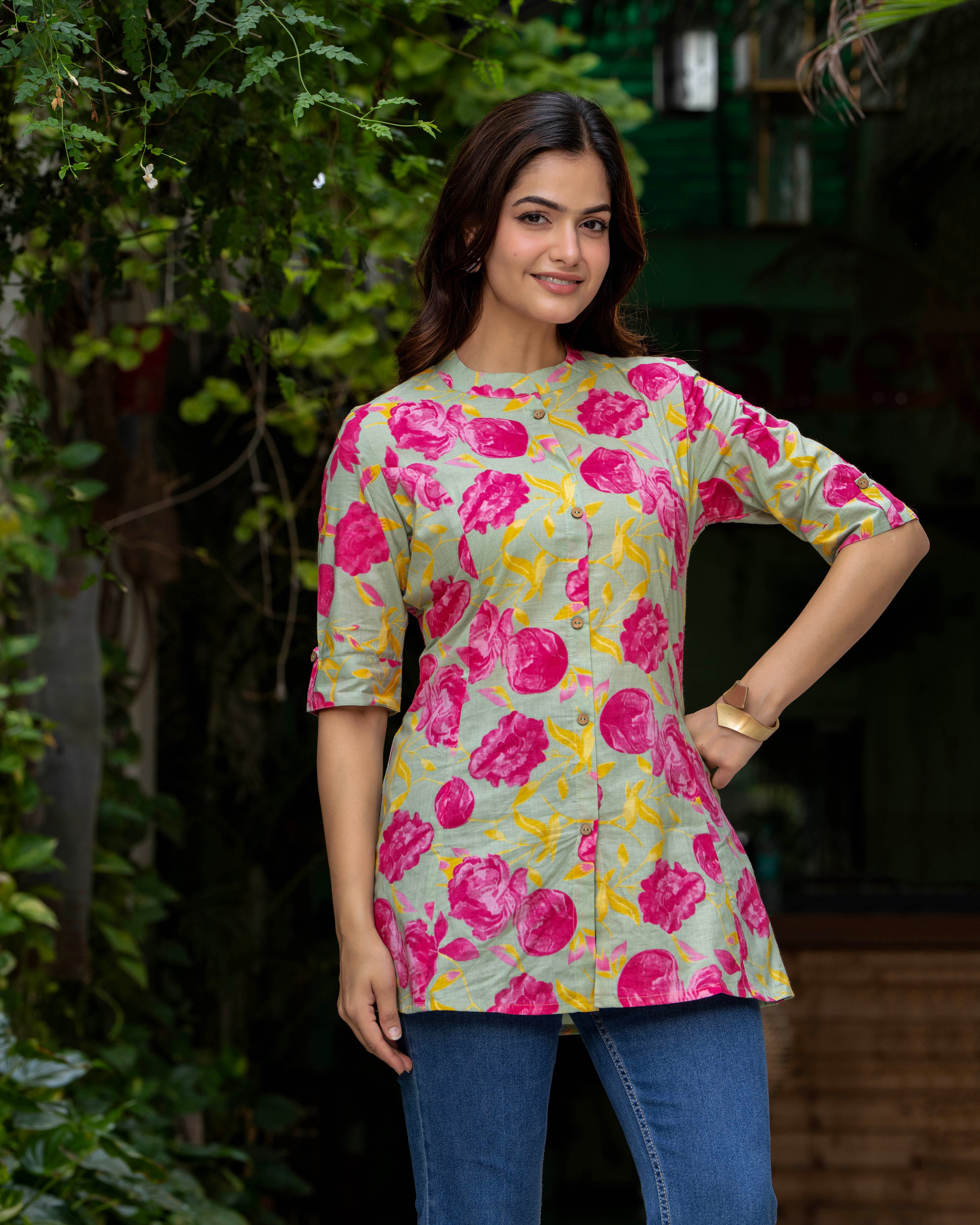 Gulabo Pure Cotton Short Top