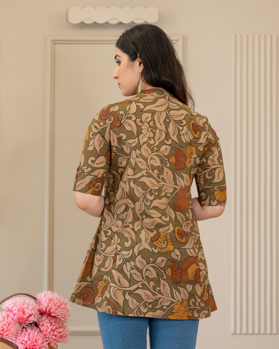 The Kalavalli Kalamkari Short Top