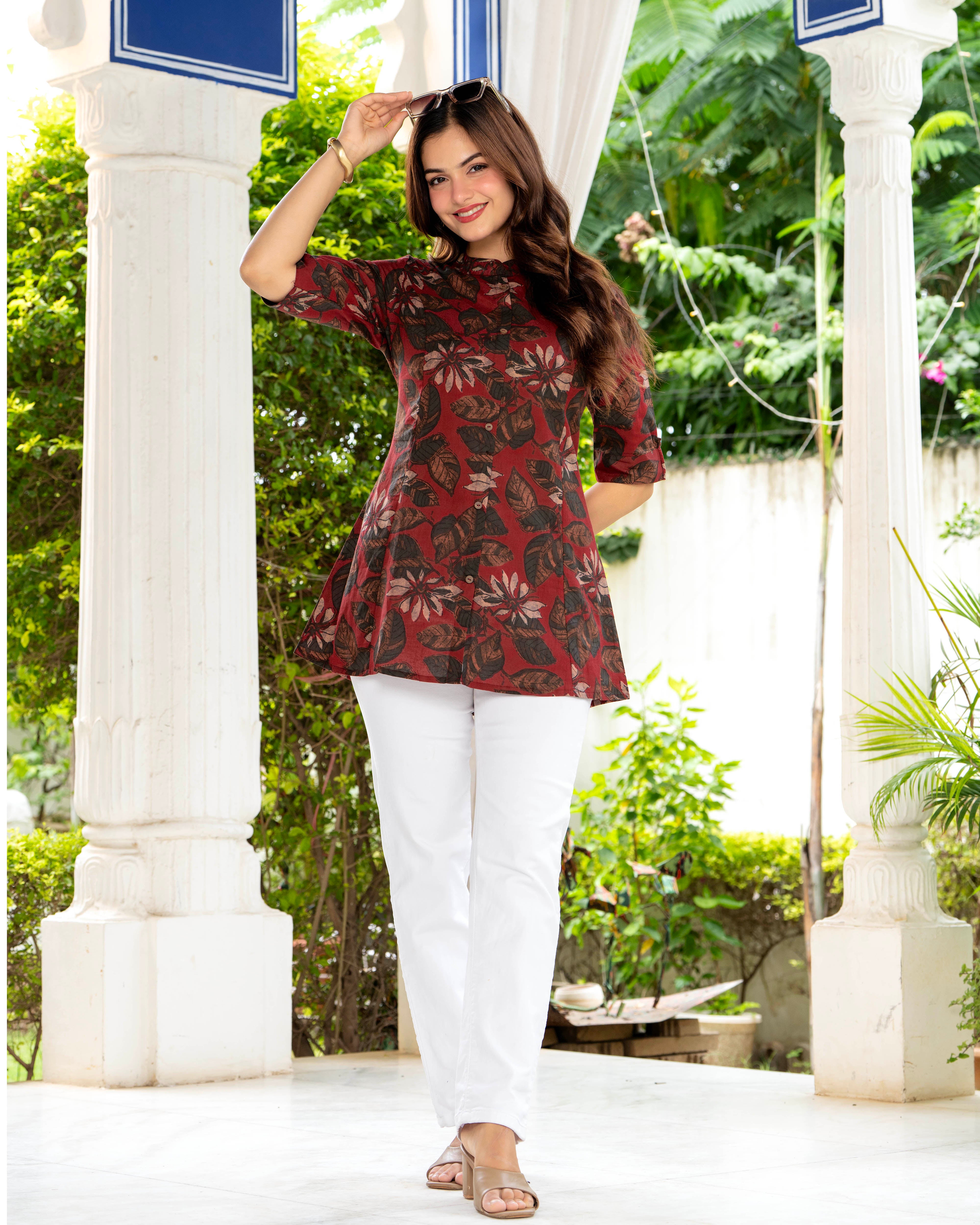 Kashish Pure Cotton Short Top
