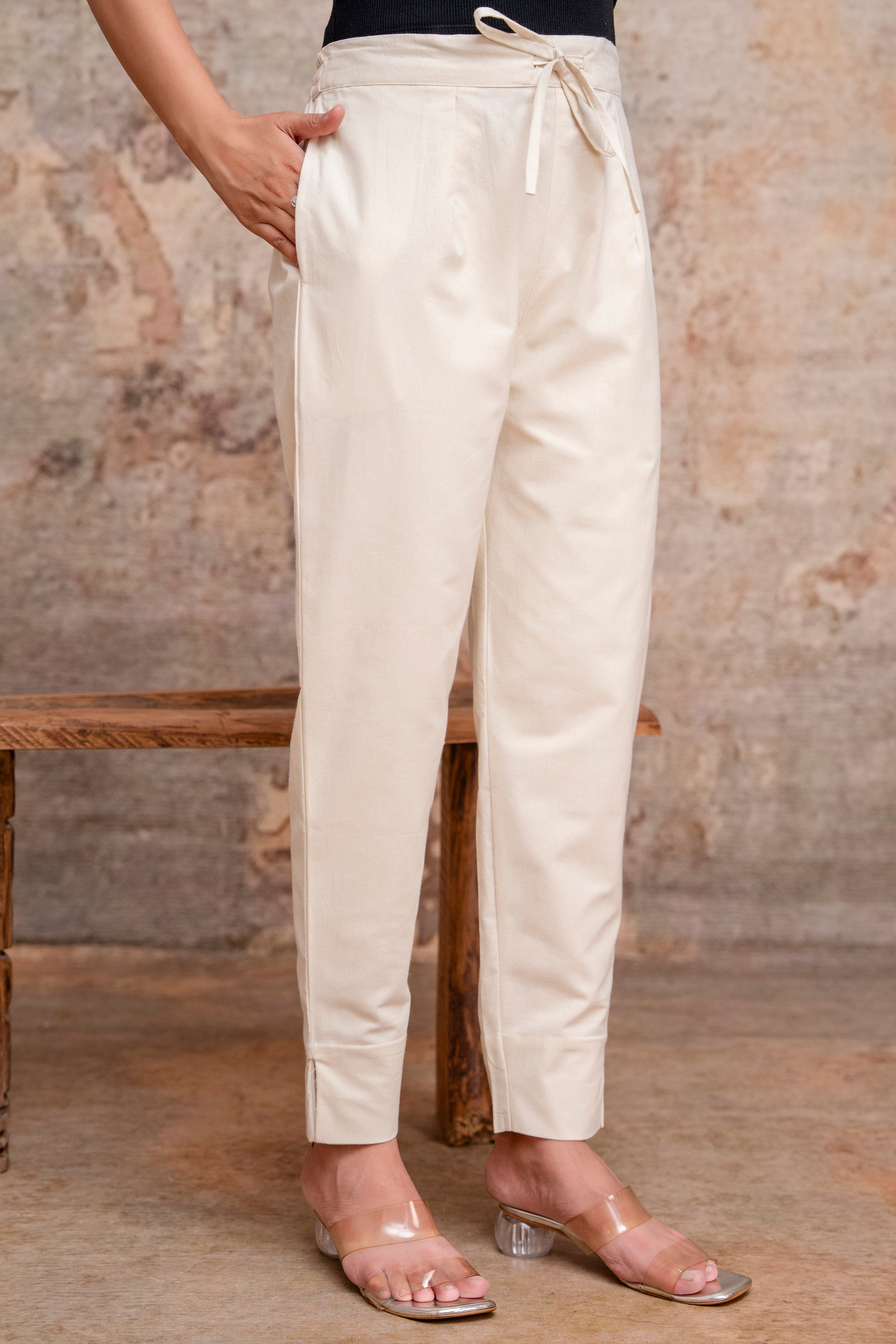 PURE COTTON PANT - L.BEAGE