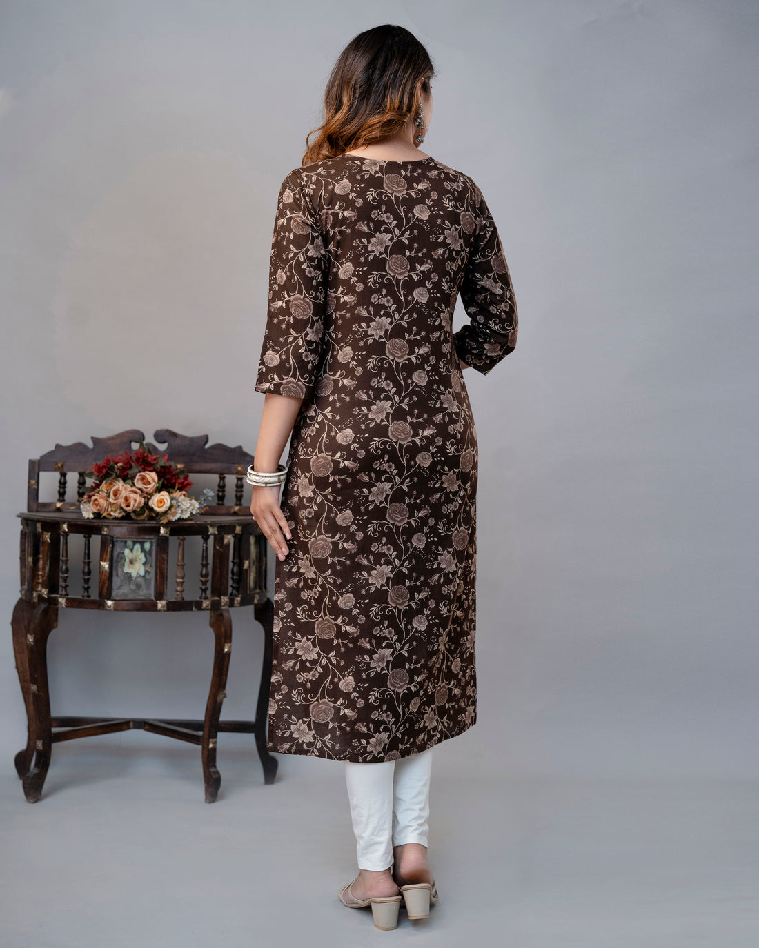 The Cocoa Meadow Straight Kurta